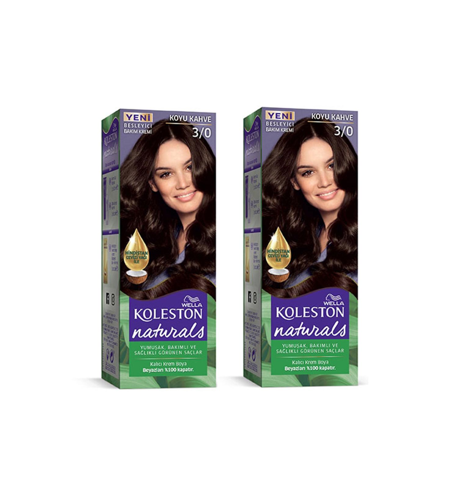 Local Marketing Naturals Hair Dye Dark Brown 3/0 2x Pack - LKM9217-6098