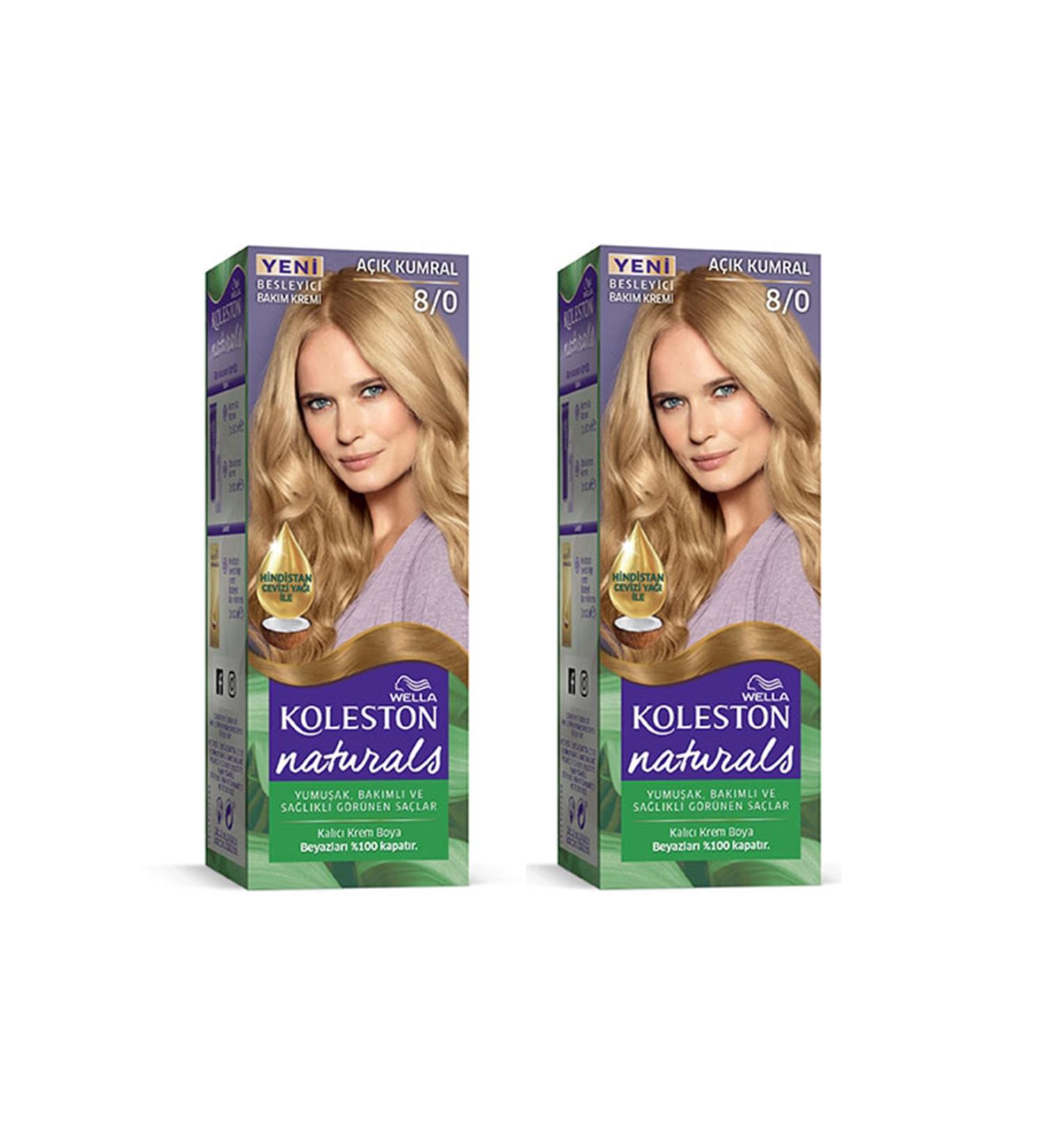 YILTER Naturals Hair Dye Light Blonde 8/0 2x Pack - YLT1326-9794