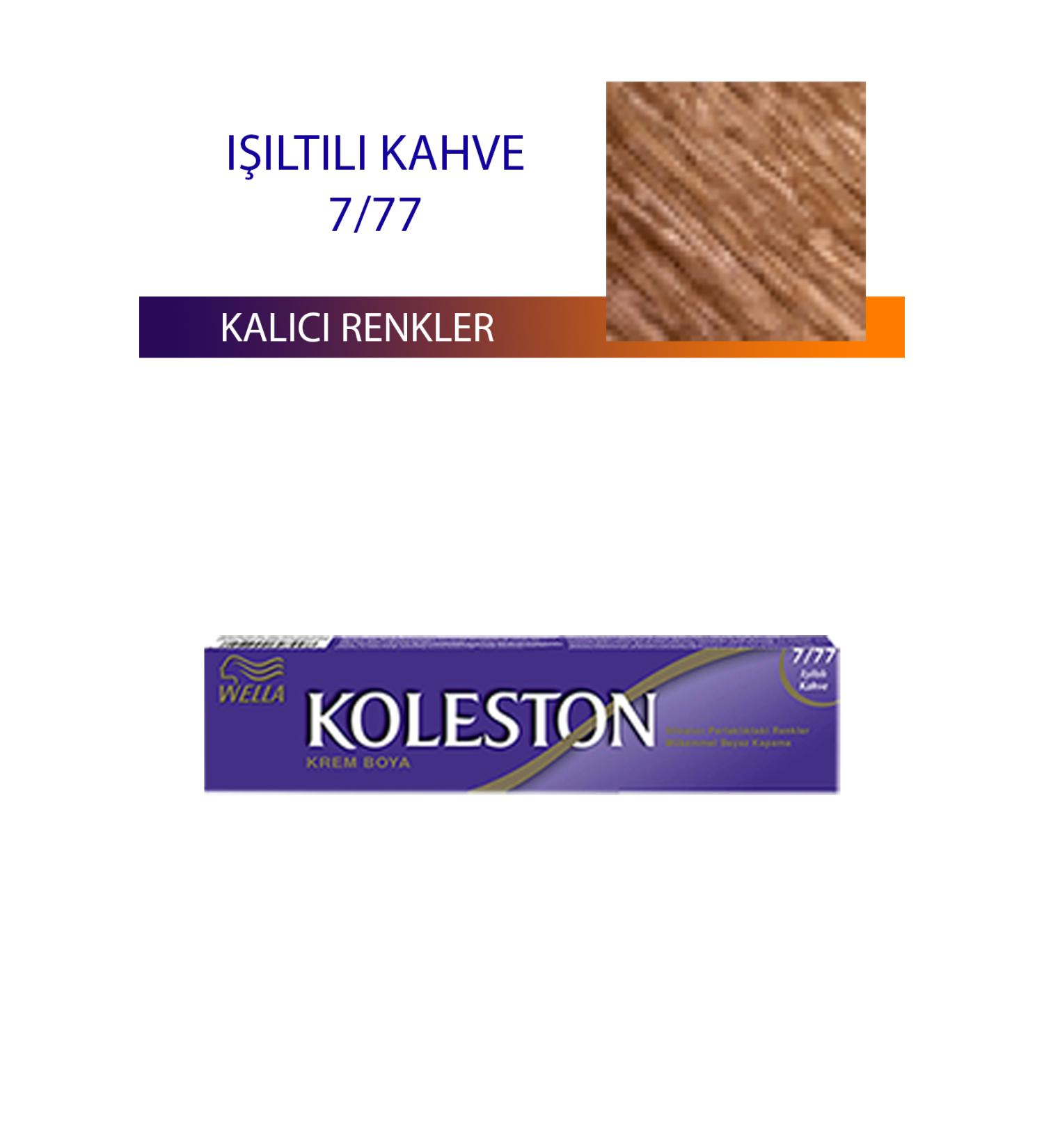 akna Single Tube Dye Hair Dye Shiny Brown 7/77 - ANK3854-6574