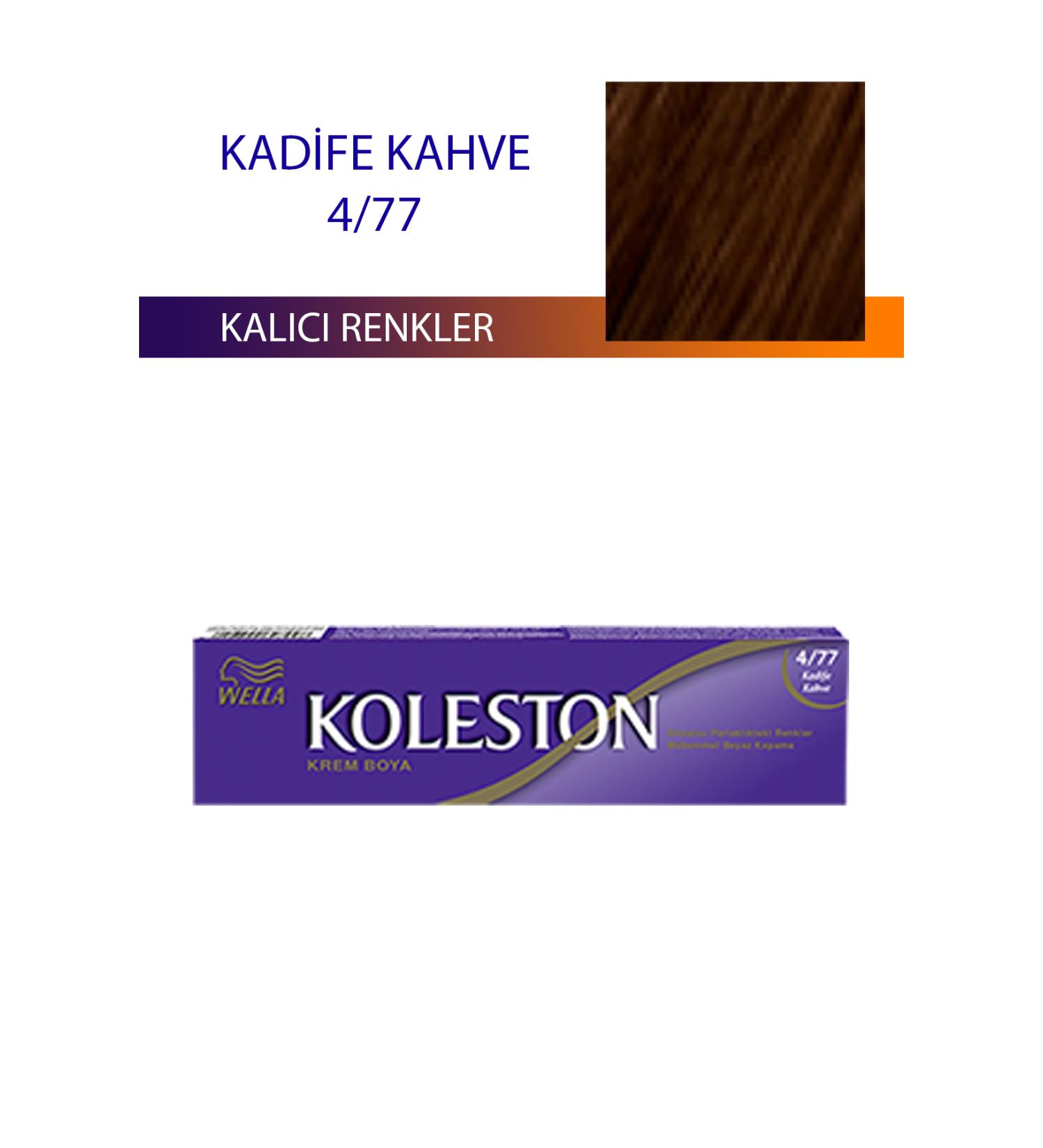 Single Tube Hair Dye Velvet Brown 4/77 - FE 5185-1334