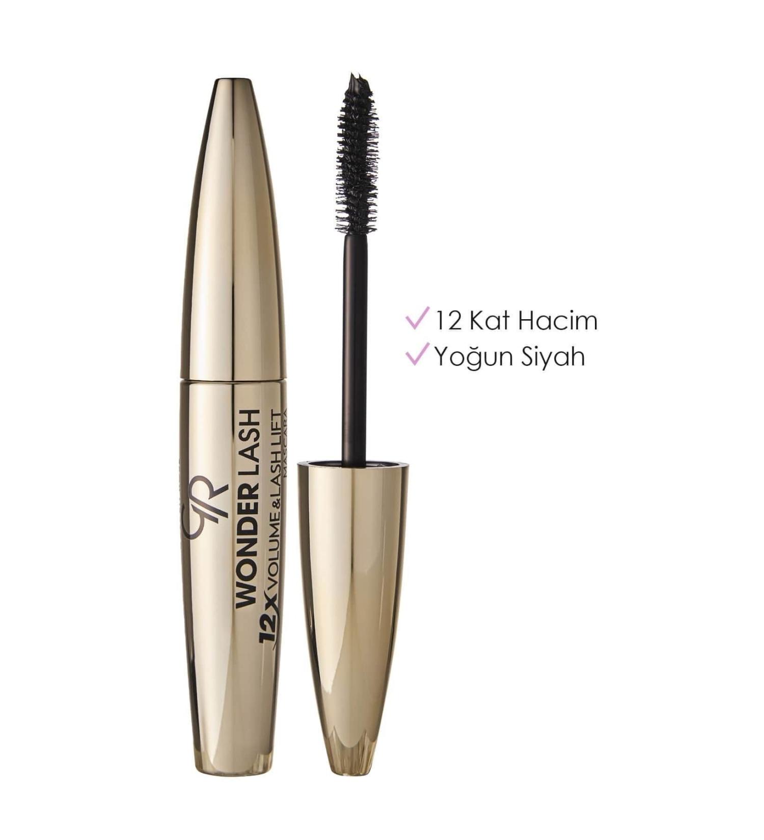 Golden Rose Wonder Lash Mascara - Black - Volumizing Mascara - 8691190069216 - Buy Online on GoSupps.com
