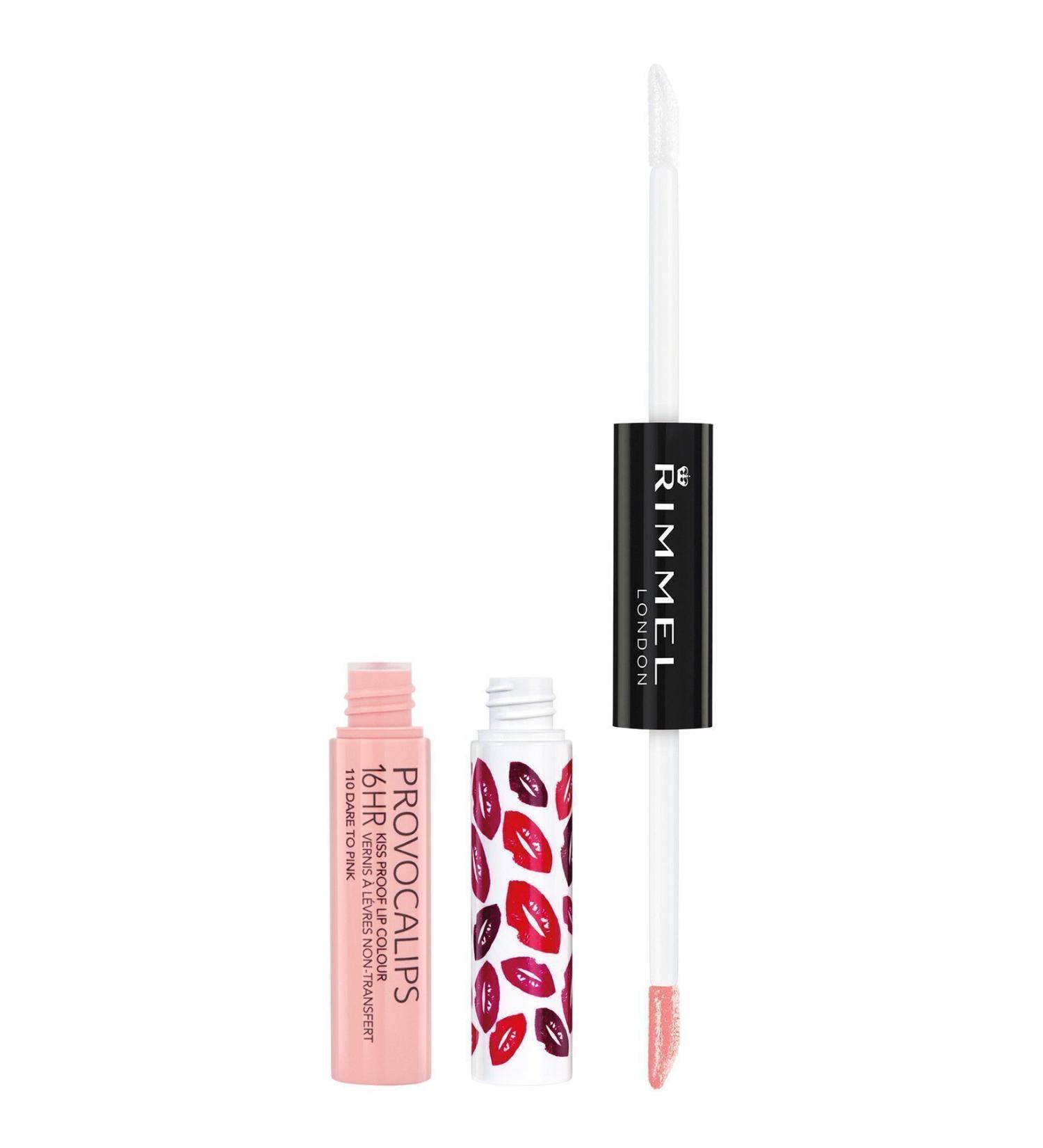 Rimmel London Lipstick - Provocalips Kiss Proof Lip Color 110 Dare To Pink 3607344546644