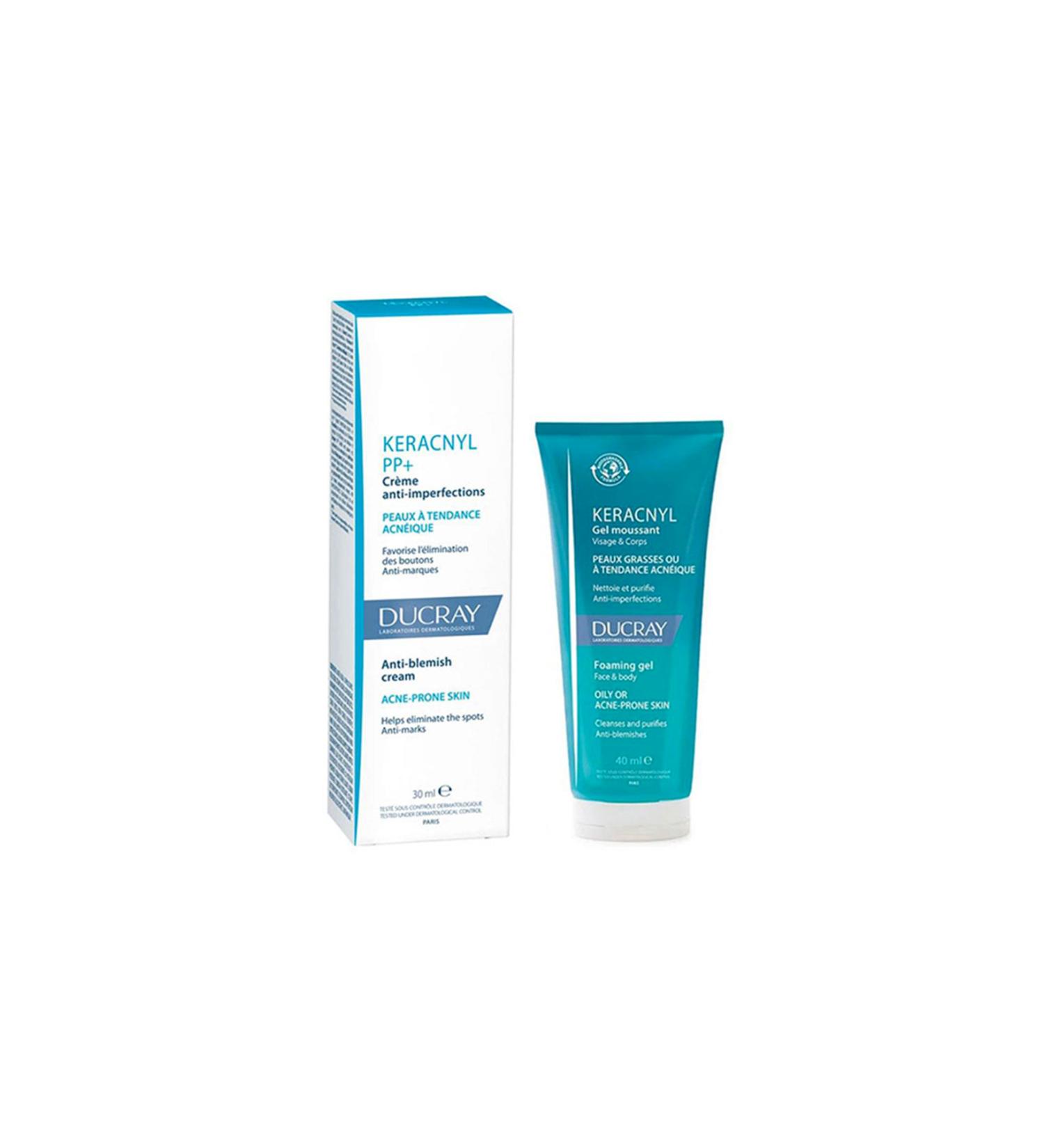 Ducray Keracnyl Pp 30 ml Cream Keracnyl Gel 40 ml