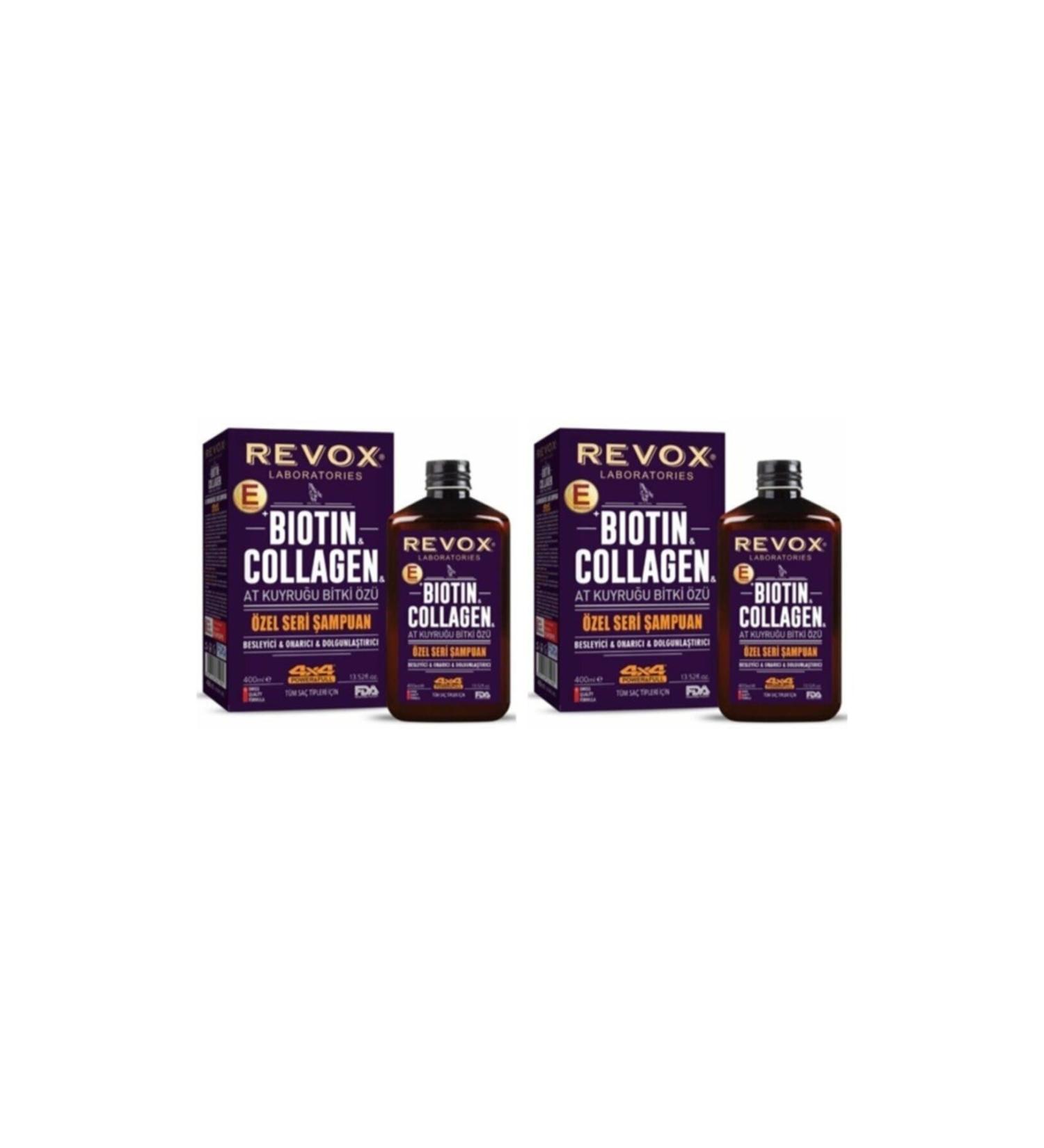 Revox Biotin Collagen Shampoo 400 ml 2 Pieces