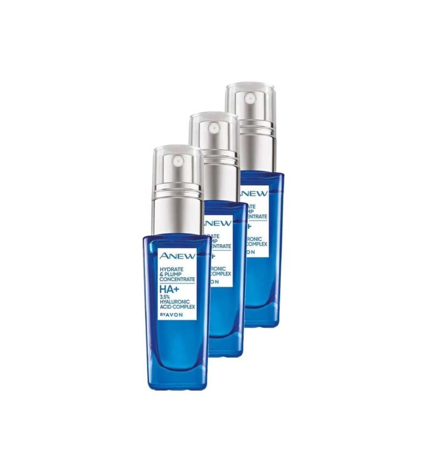 Avon Anew Moisturizing and Plumping Serum 30 Ml. Triple Set - Buy Online on GoSupps.com