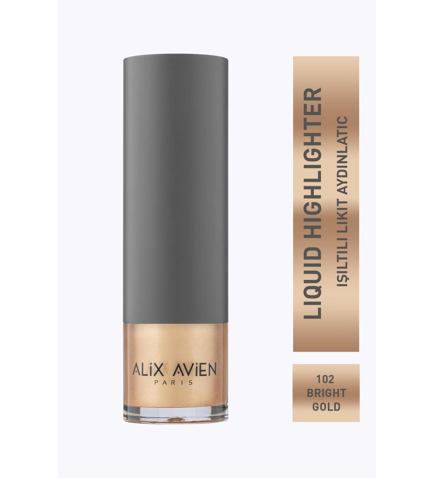 Alix Avien Yellow Luminous Liquid Highlighter - Liquid Highlighter 102 - For Face & Body - 30 ml - Buy Online on GoSupps.com