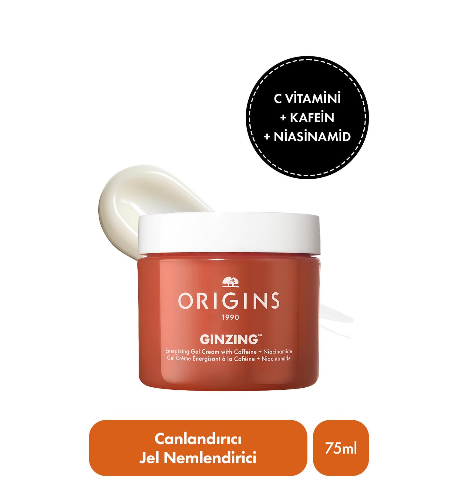 Origins Ginzing Revitalizing Gel Moisturizer with Vitamin C & Niacinamide 75ml - Buy Online on GoSupps.com