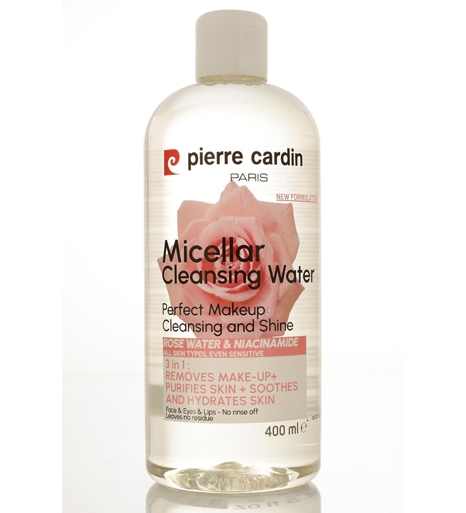 Pierre Cardin Gently Cleansing Micellar Water With Rose Water & Niacinamide-makeup remover water - Buy Online on GoSupps.com