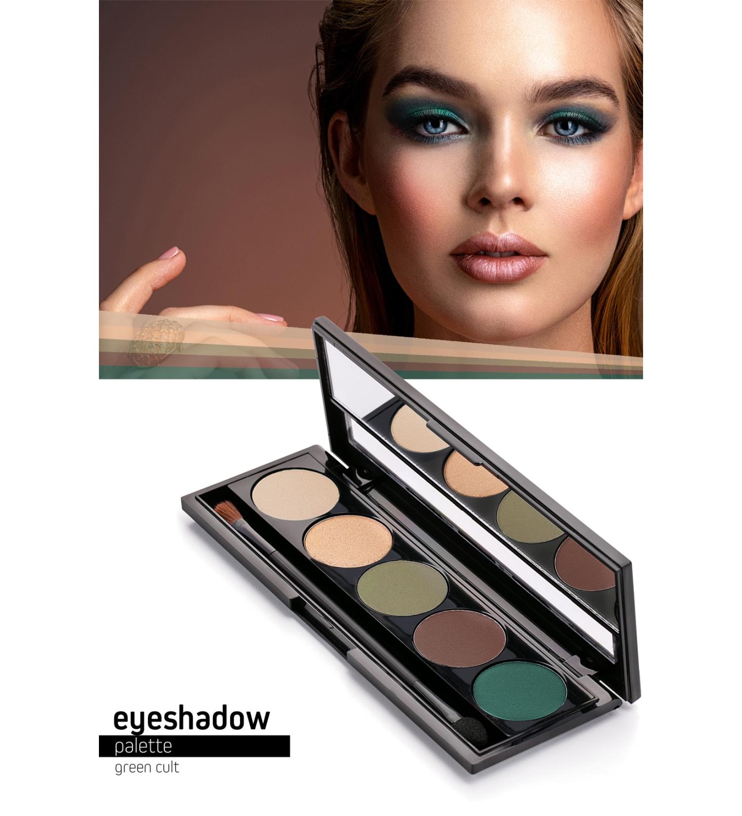 Pierre Cardin Iconic Eyeshadow Palette Green Cult Eyeshadow - Buy Online on GoSupps.com