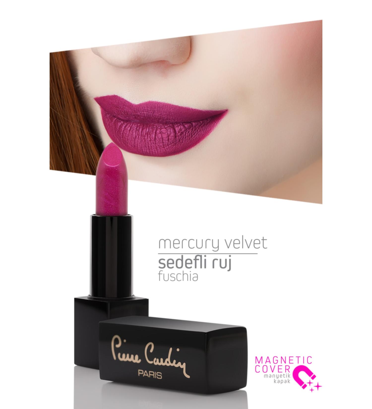 Pierre Cardin Mercury Velvet Lipstick - Fuschia - 168 - Buy Online on GoSupps.com