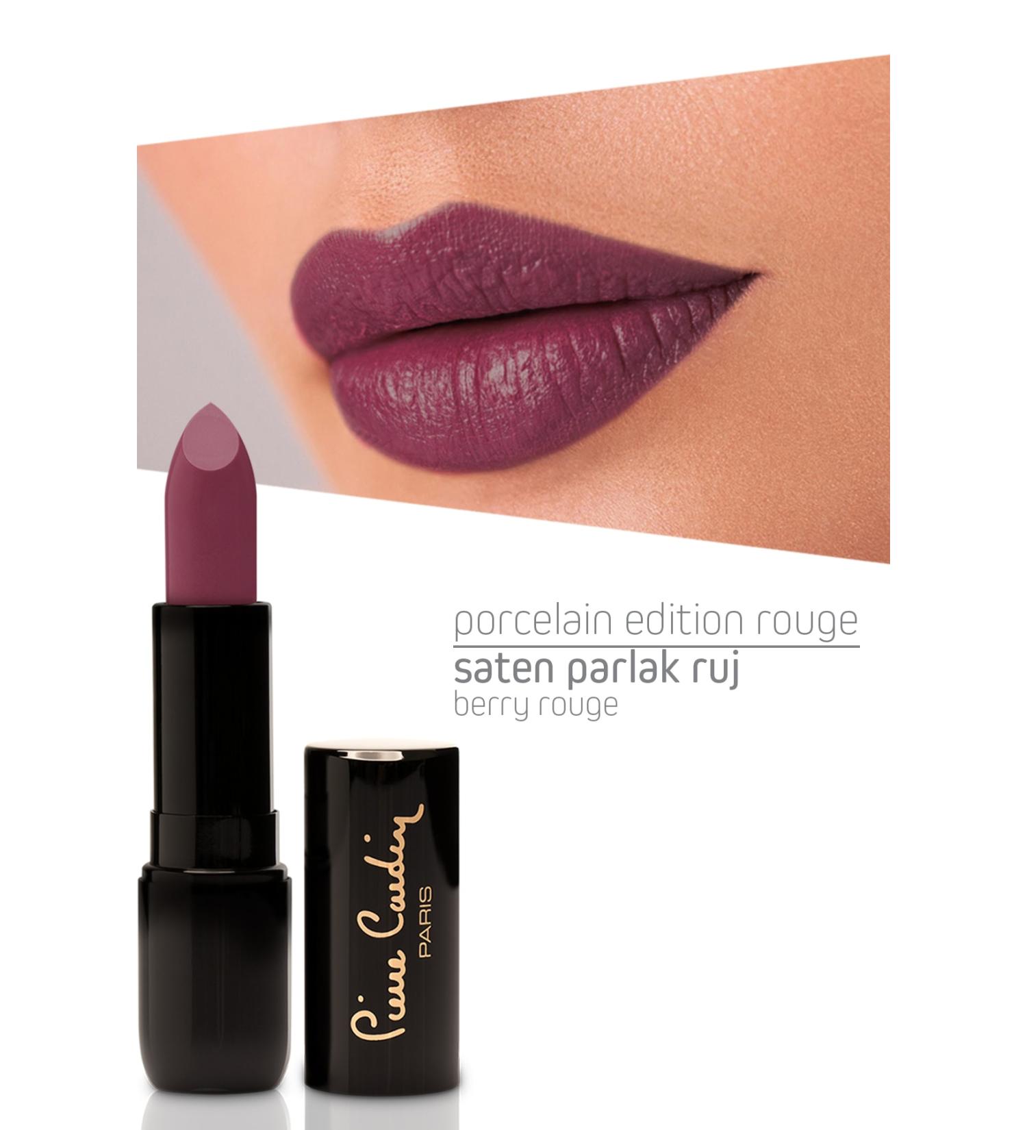 Pierre Cardin Porcelain Edition Lipstick - Berry Rouge - 231 - Buy Online on GoSupps.com