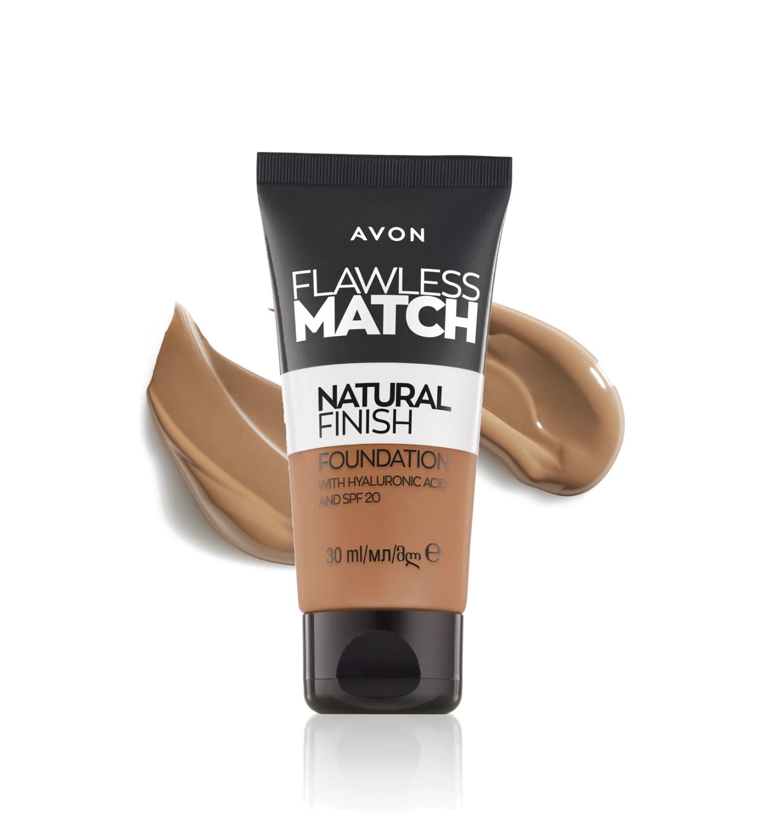 Avon Flawless Match Natural Liquid Foundation - 245N Natural Beige - Buy Online on GoSupps.com
