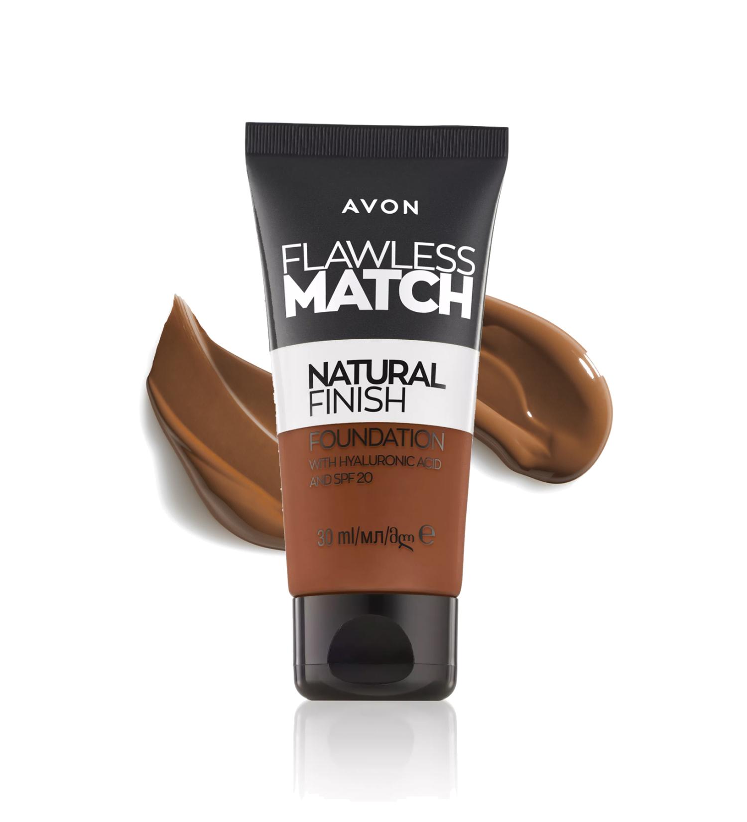 Avon Flawless Match Natural Liquid Foundation - 410P Spice - Buy Online on GoSupps.com