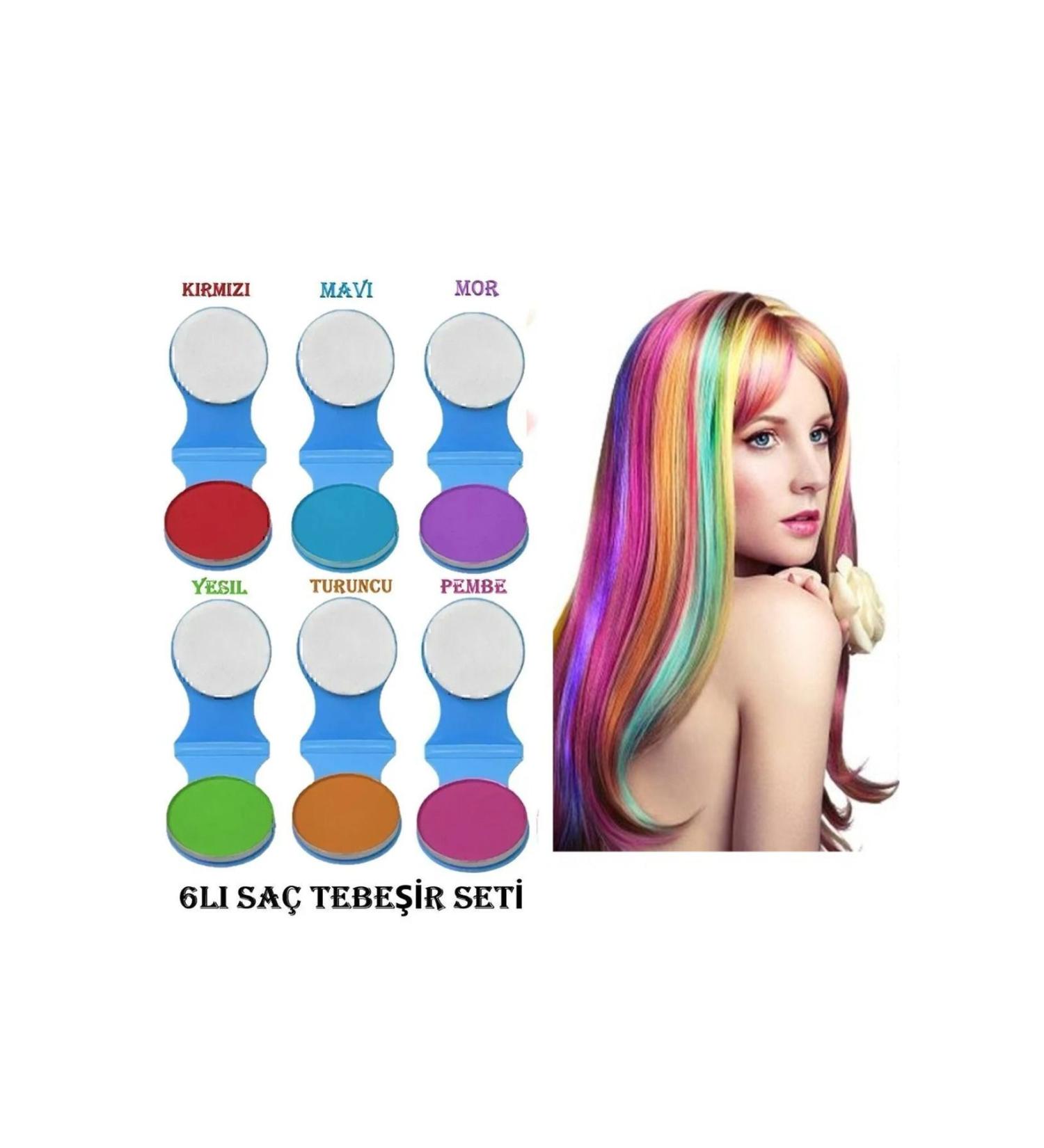 N YENABEAUTY Niyenabeauty 6-Piece Hair Chalk Hair Dye Set - Buy Online on GoSupps.com