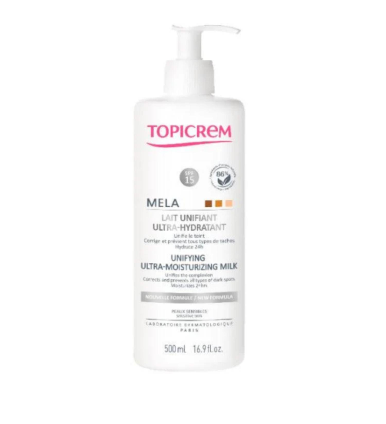 Topicrem MELA Lightening Ultra Moisturizing Milk 500 ml