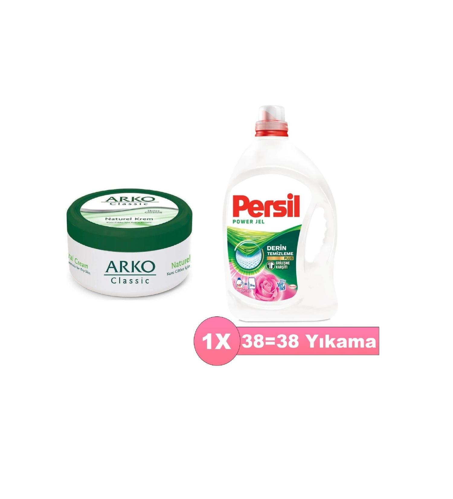 Arko CLASSIC 250 ML AND PERSIL MAGIC OF ROSE 2470 ML 38 WASHES