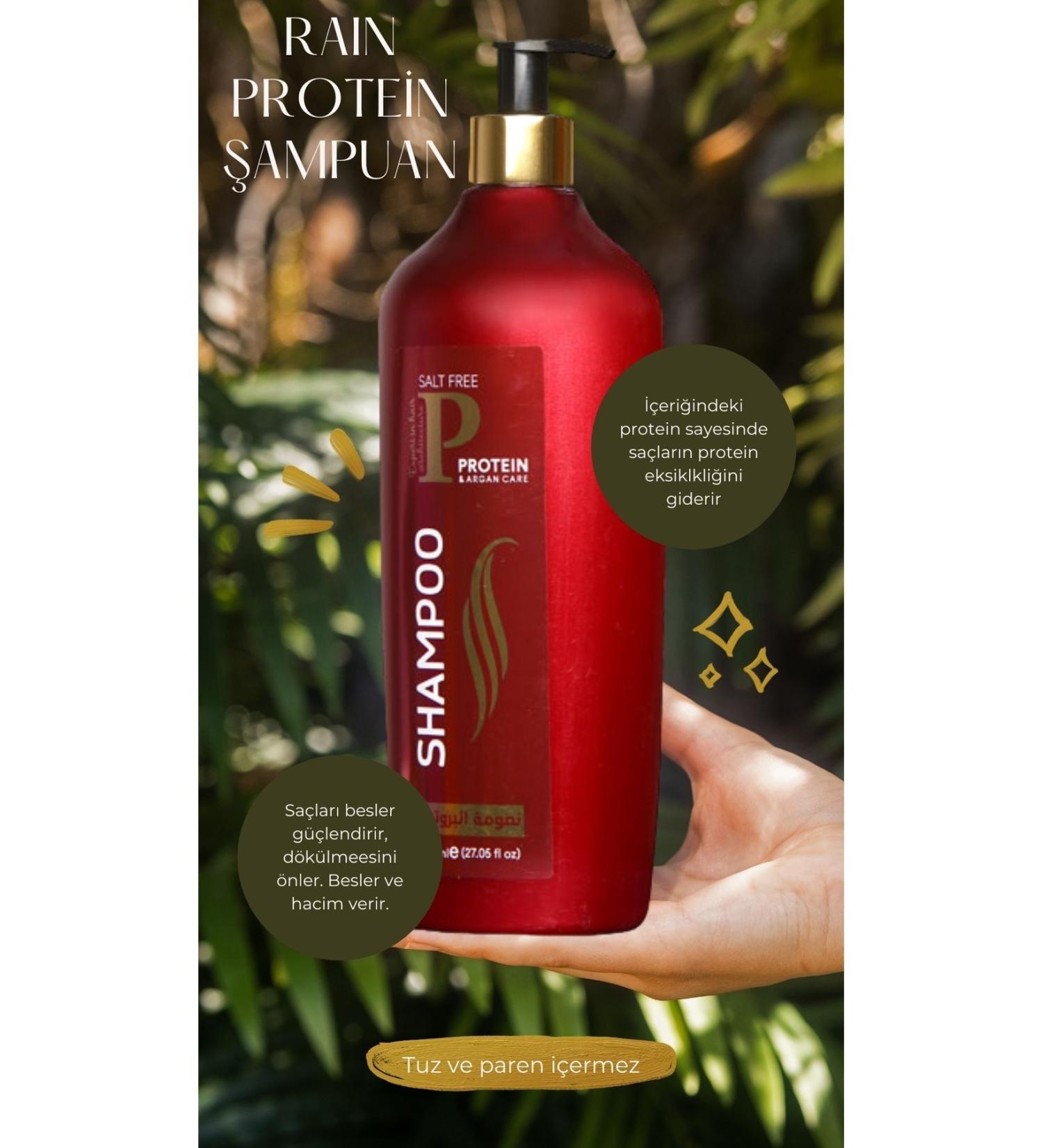 Rain PROTEIN CARE HAIR SHAMPOO 800 ML - Buy Online on GoSupps.com