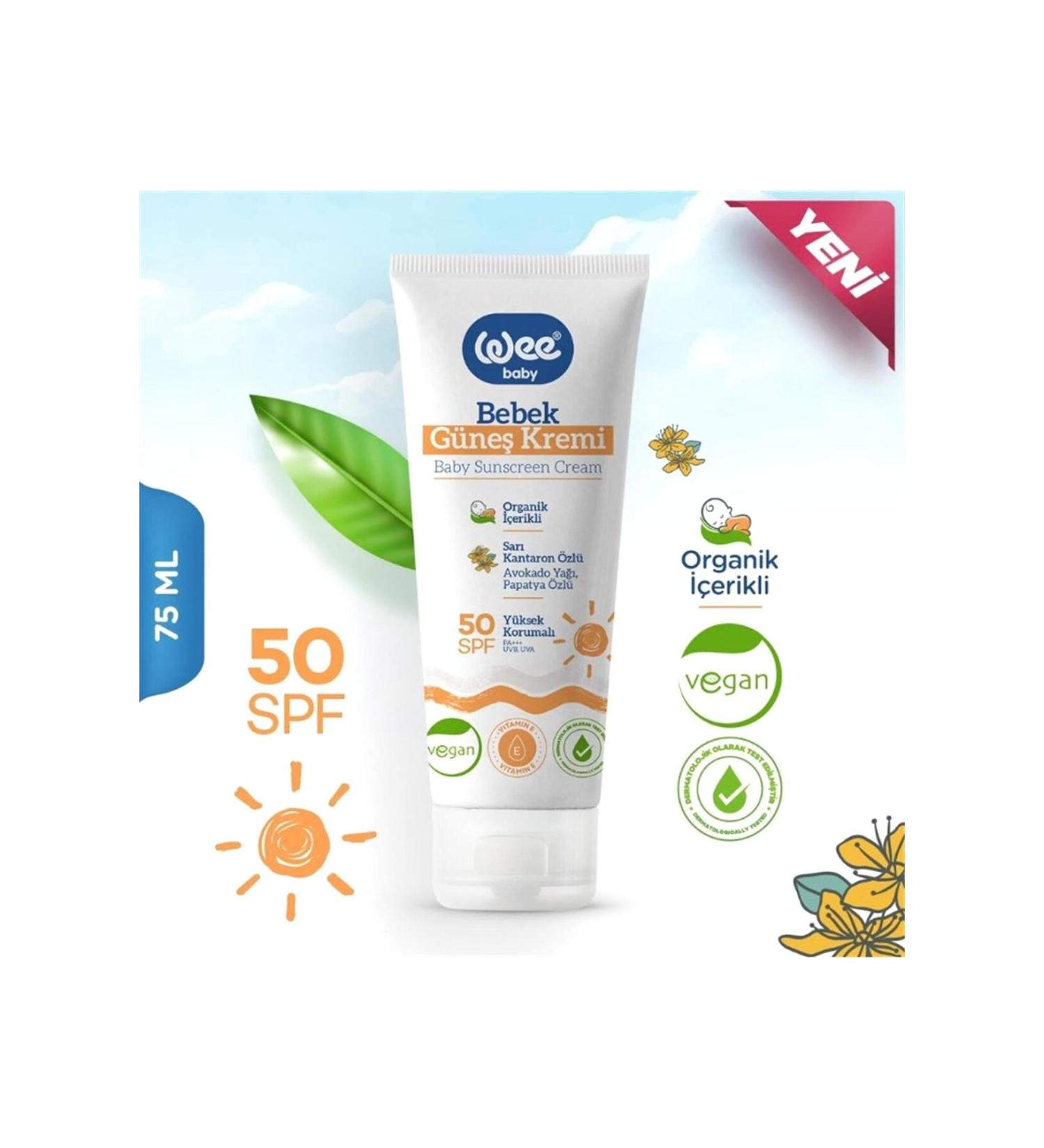 Wee Baby 50 Spf Baby Sun Cream 75 ml 546