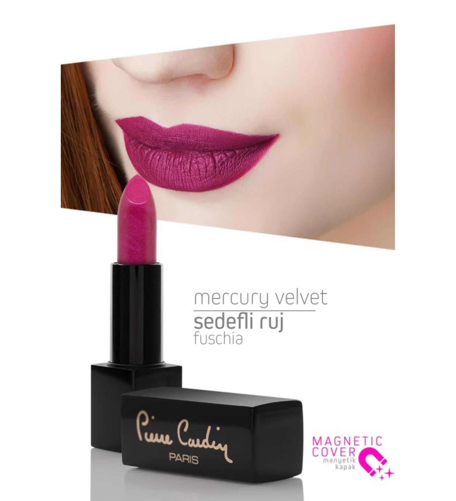 Pierre Cardin Mercury Velvet Lipstick - Fuschia - 168