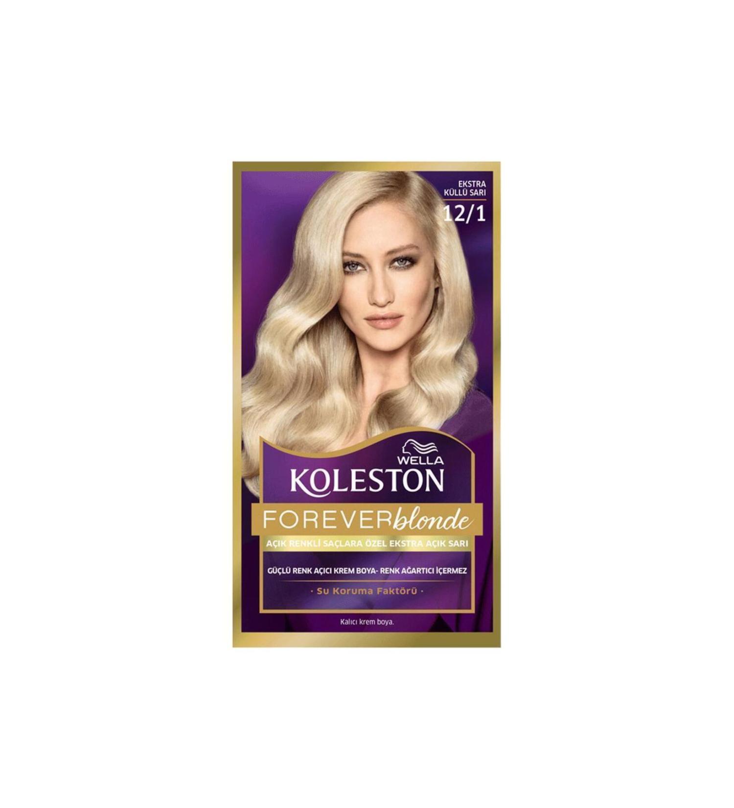 Wella Koleston Kit Hair Dye 12/1 Extra Ash Blonde
