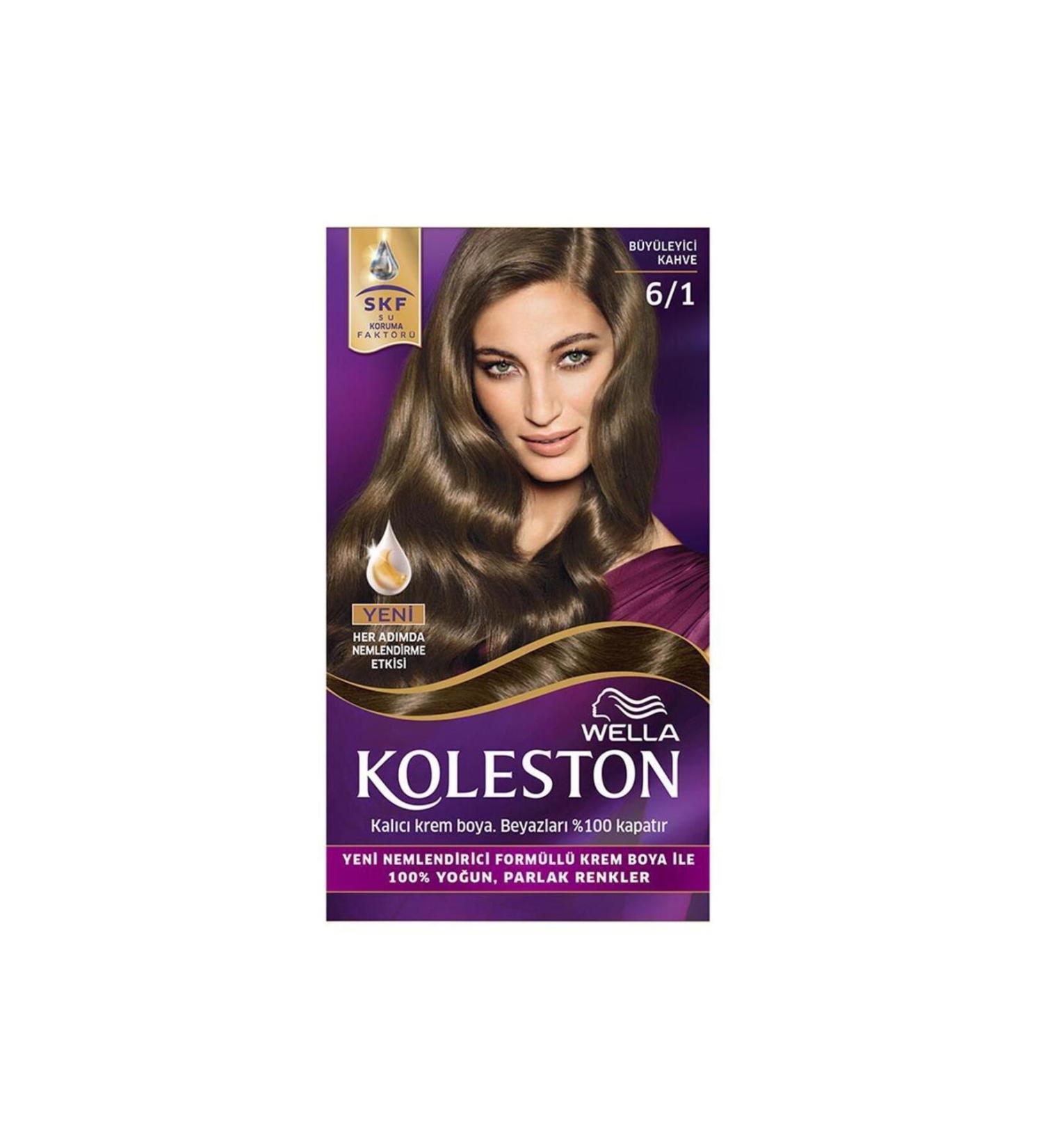 Wella Koleston Kit Hair Dye 6/1 Fascinating Brown