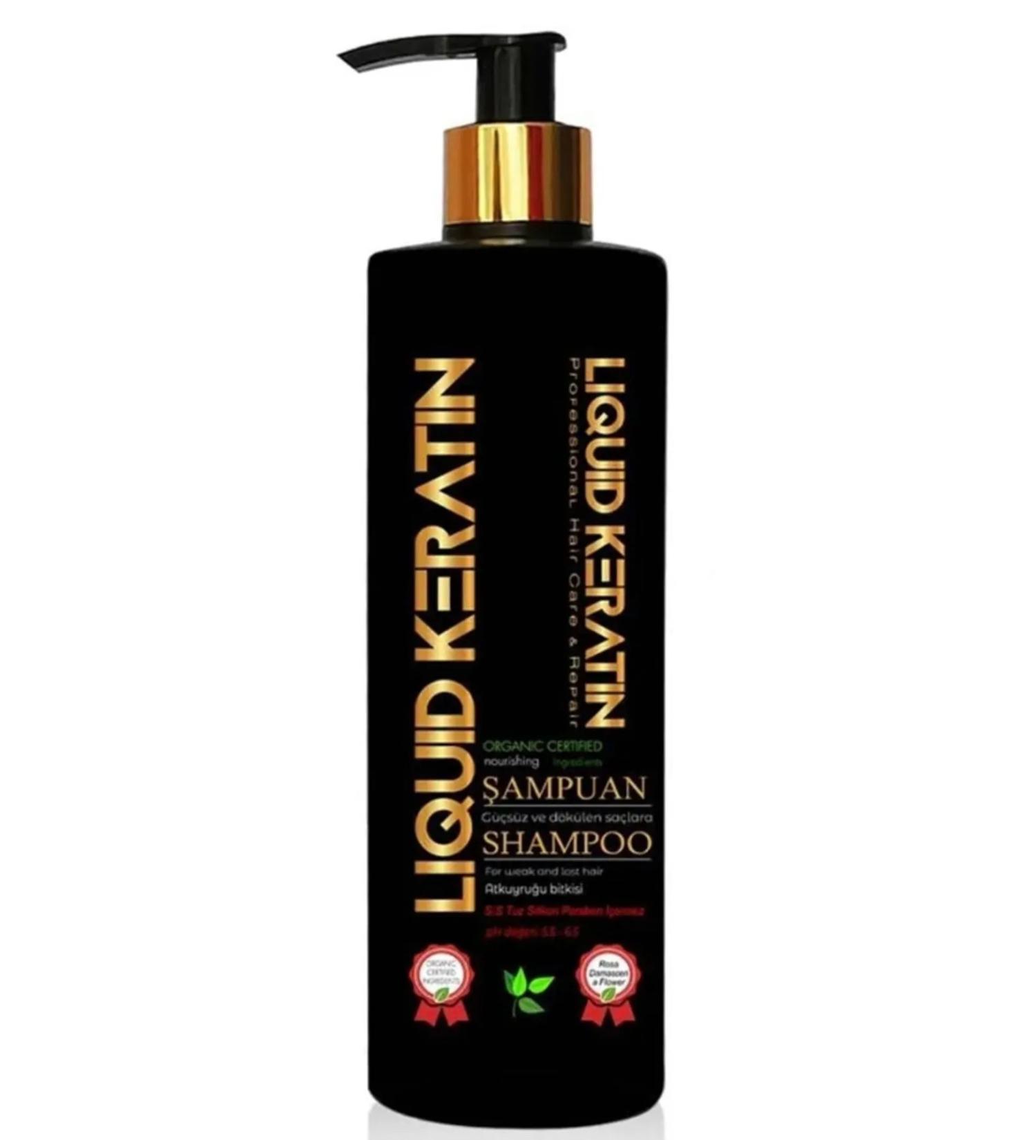 Liquid Keratin Salt-Free Shampoo 350 ml - Buy Online on GoSupps.com