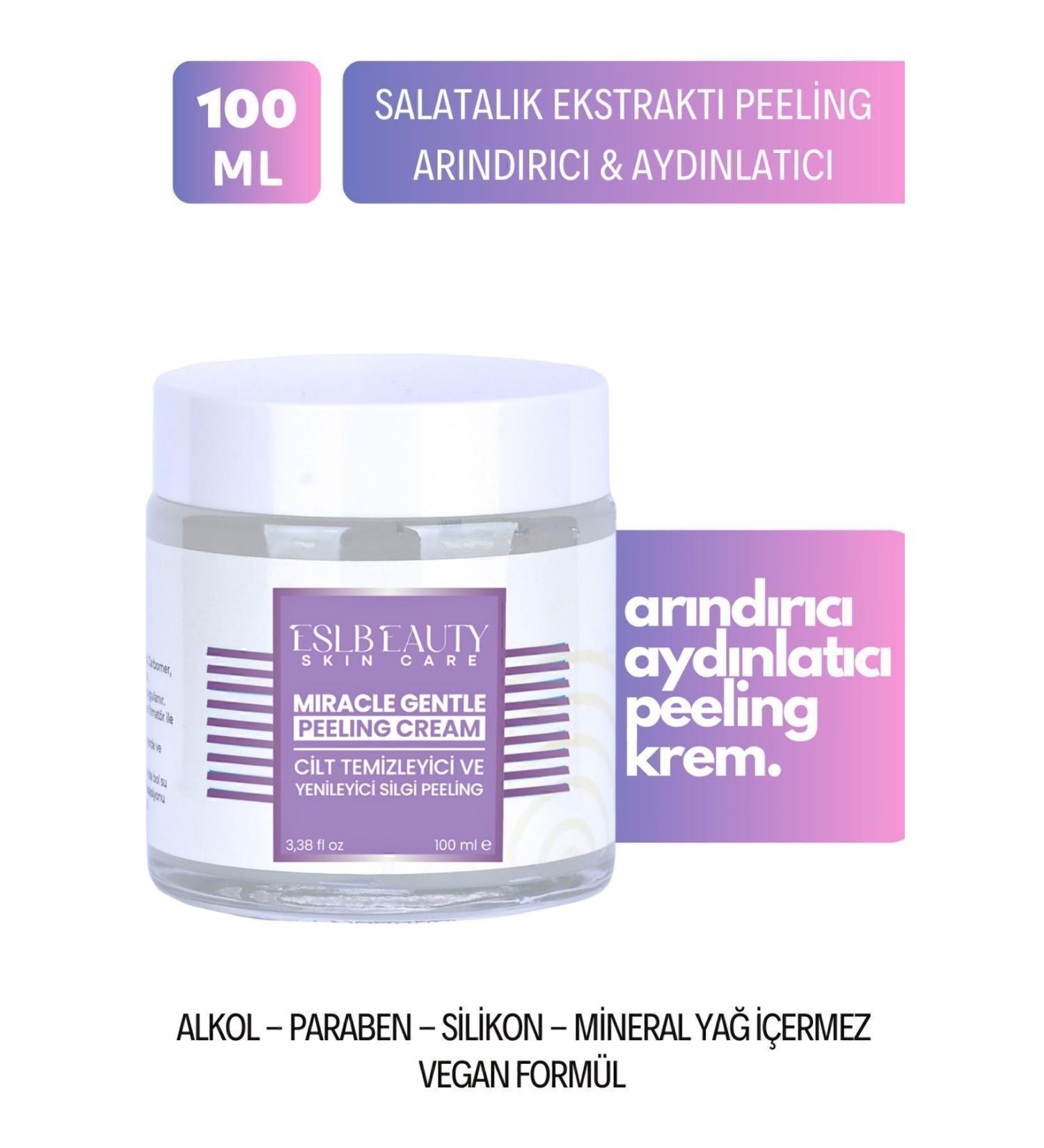 Eslbeauty Cucumber Extract Purifying & Brightening Eraser Peeling Cleansing Cream 100ml - Buy Online on GoSupps.com