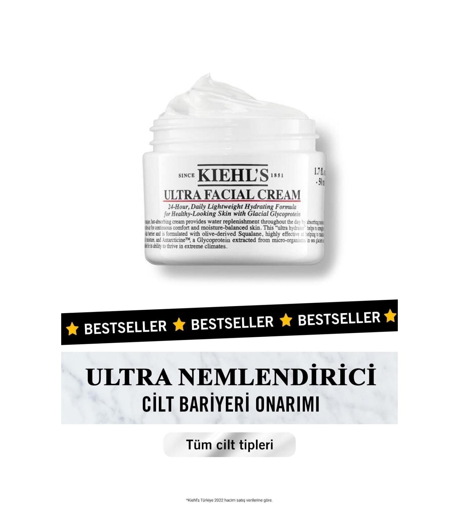 Kiehl's Ultra Facial 24 Hour Moisturizing Daily Cream 50 ml - Buy Online on GoSupps.com