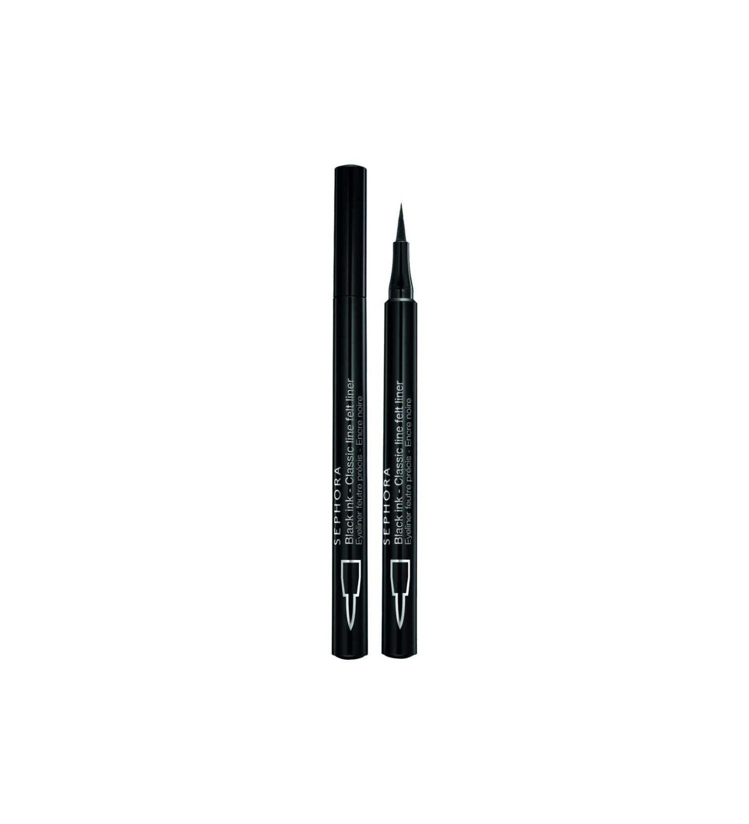SEPHORA COLLECTION Black Ink Classic Line Eyeliner - Long and Thin Tip Waterproof Eyeliner