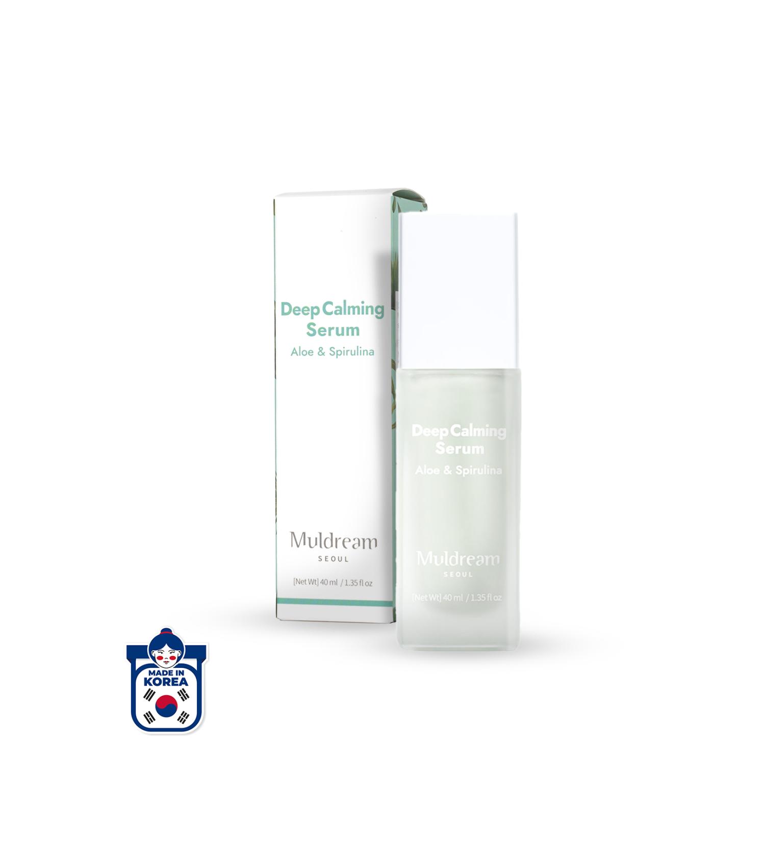Muldream Deep Soothing Korean Serum with Aloe and Spirulina 40ml