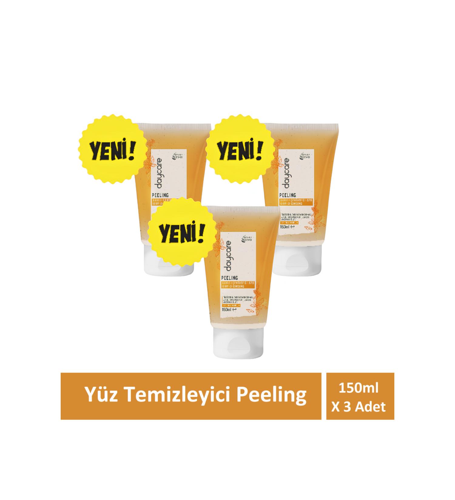 Daycare Facial Cleanser Peeling Apricot kernel extract and red ginseng 150 ml X 3 Pcs - Buy Online on GoSupps.com