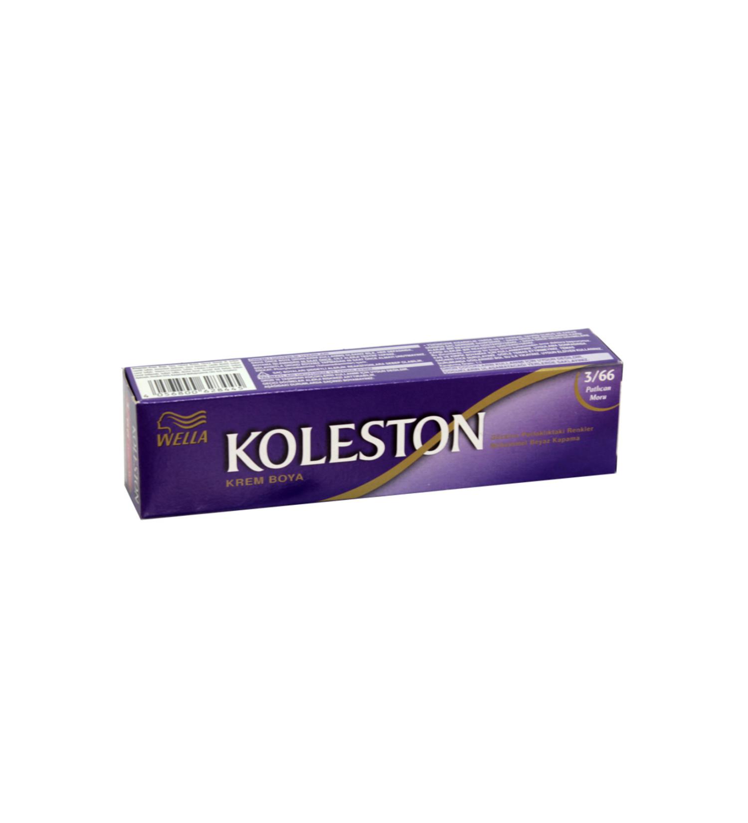 Wella Koleston Single Tube Paint 3/66 Eggplant Purple