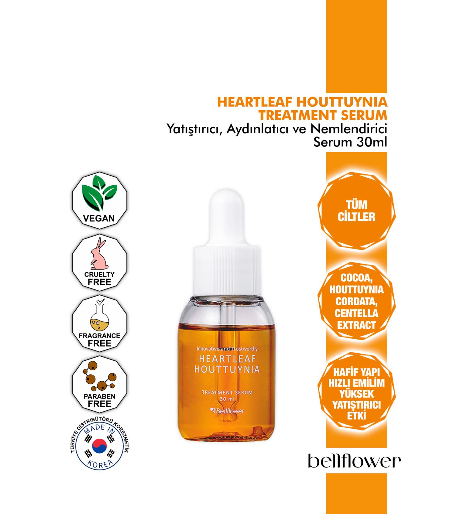 Bellflower Heartleaf Soothing Calming Moisturizing and Brightening Serum with Centella 30ml - Buy Online on GoSupps.com