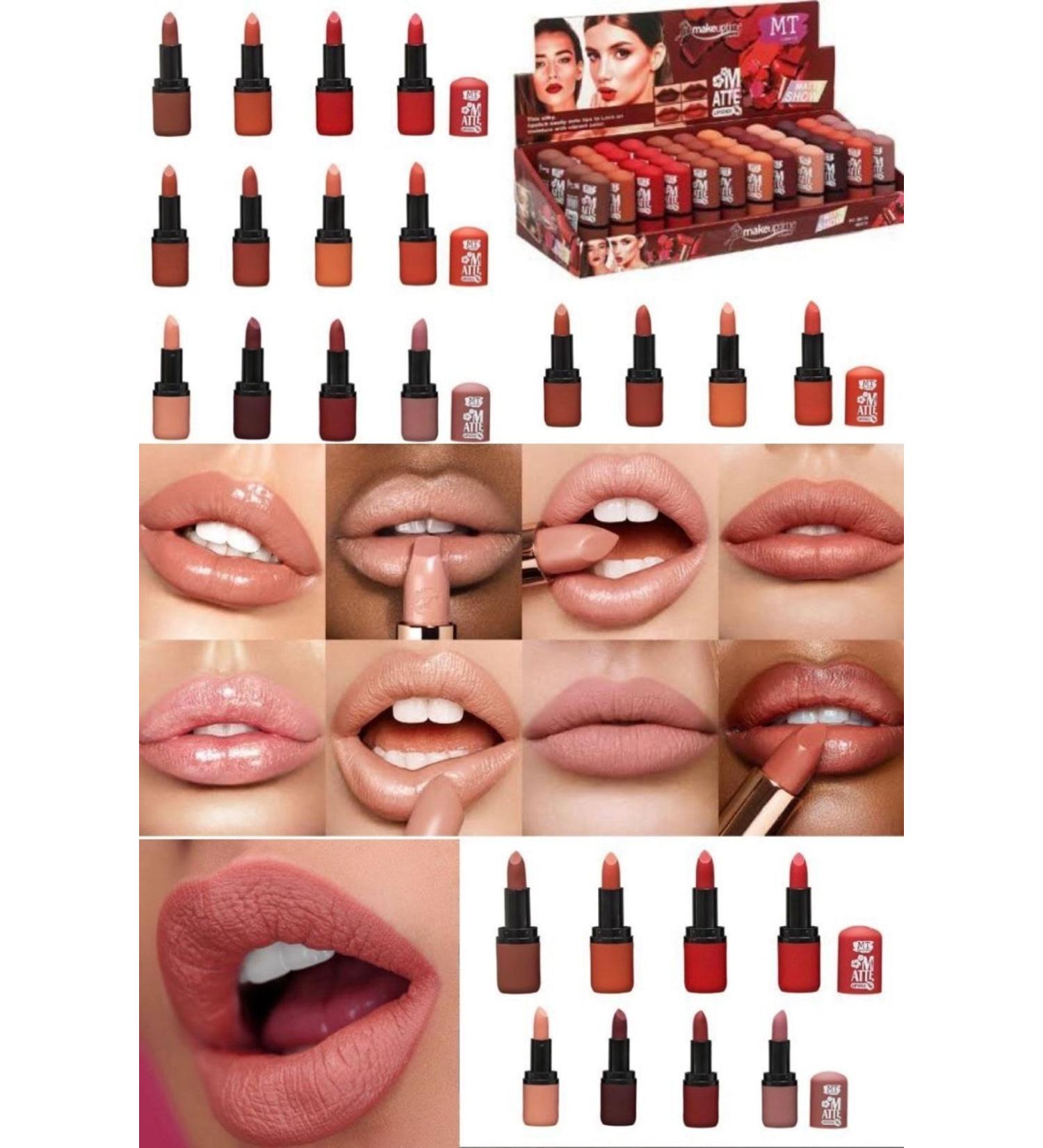 Utelips 12-Piece Makeup Set Pencil Waterproof 12-Piece Lipstick Set Compact Appearance Quality Matte Colors Lipstick Set - Buy Online on GoSupps.com