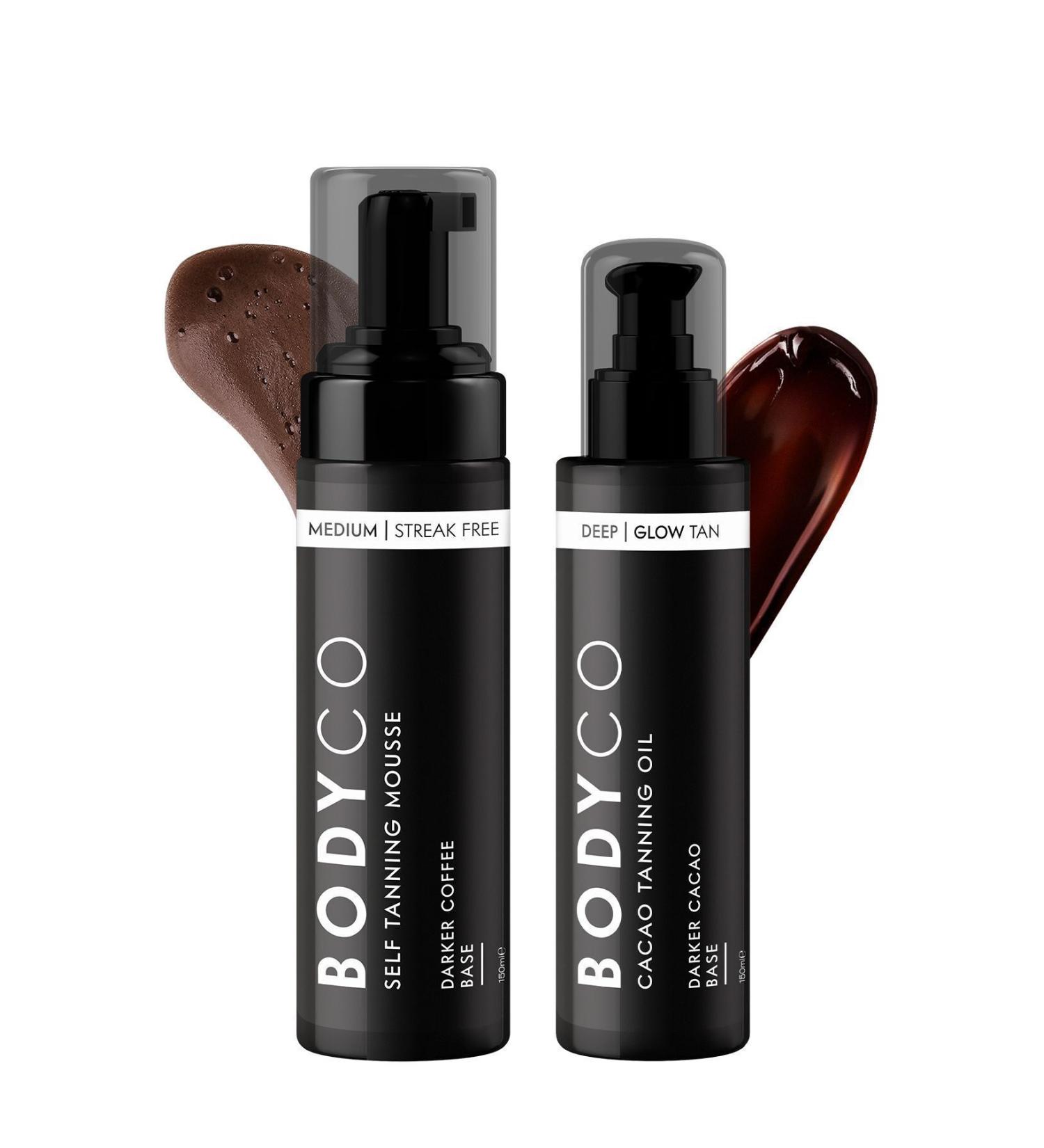 Bodyco Cacao Tanning Oil - Intensive Tanning Cocoa Butter - Self Tanning Mousse - Bronzing Foam - Buy Online on GoSupps.com