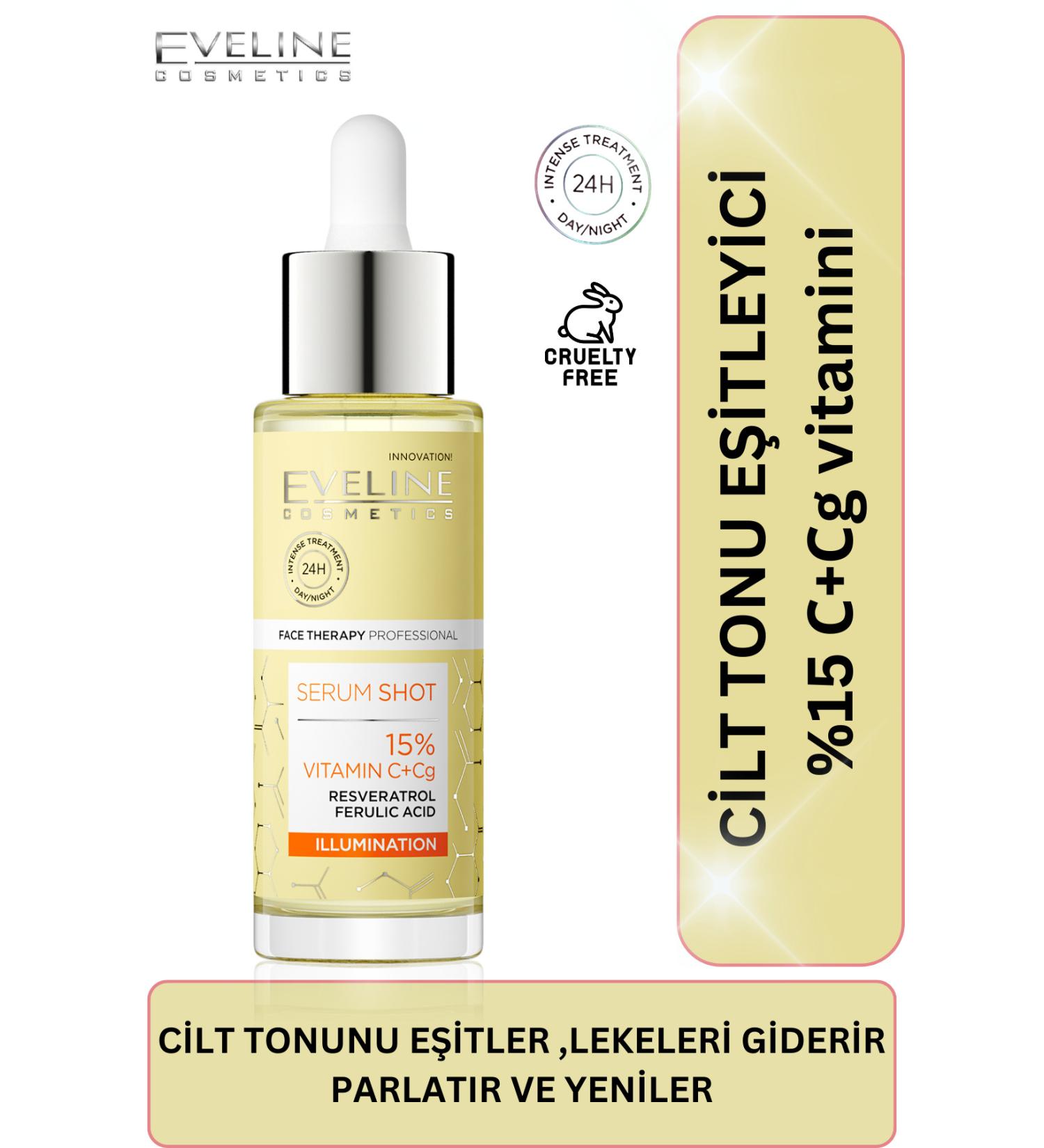 Eveline Cosmetics Vitamin C + Cg + Resveratrol + Ferulic Acid Revitalizing Serum 30 ml - Buy Online on GoSupps.com