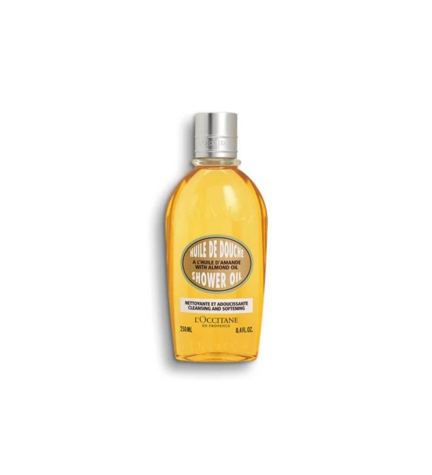 L'Occitane Almond Shower Oil Eco - Almond Shower Oil Refill 250Ml for satiny softness and shine