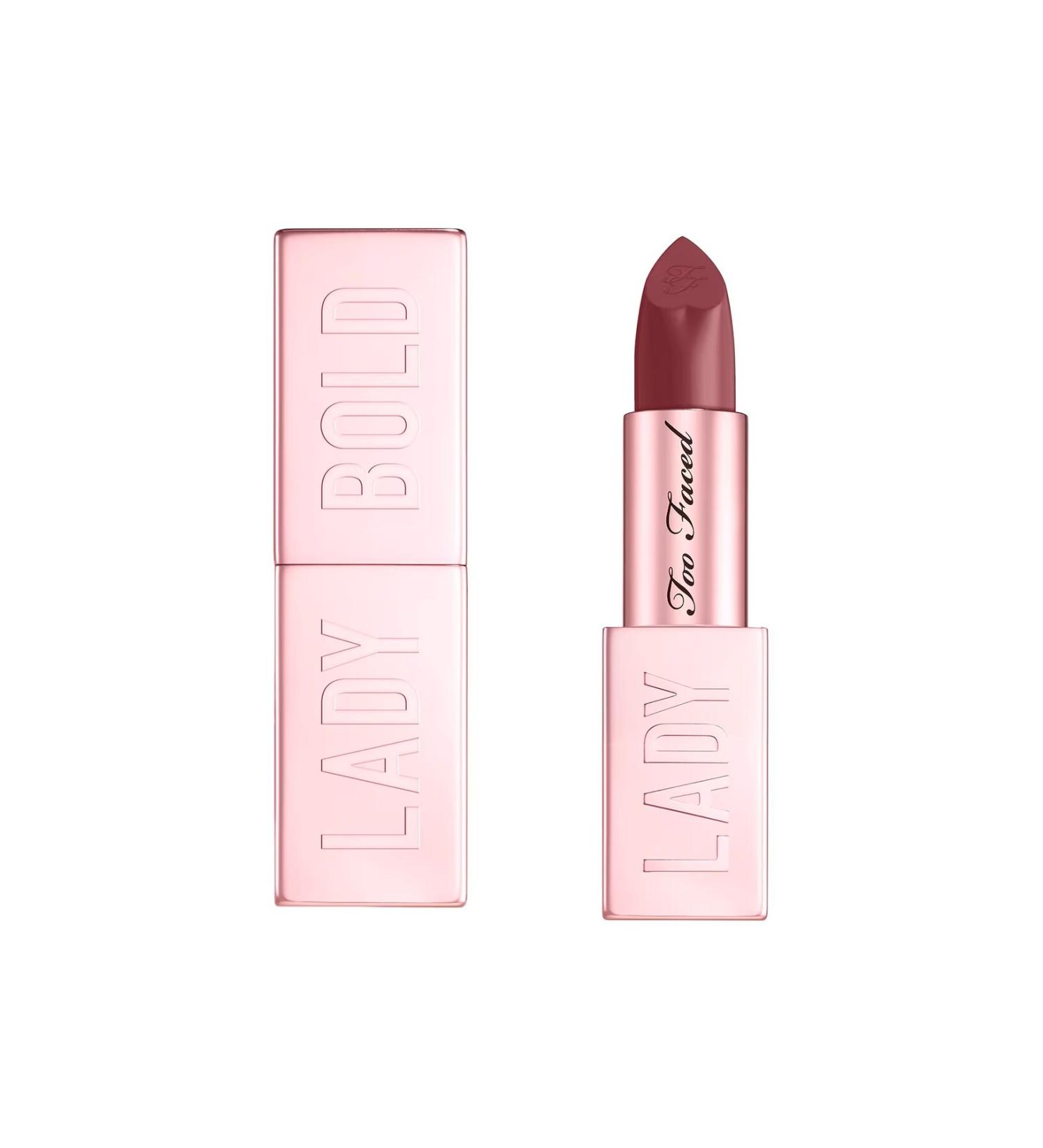 Too Faced Lady Bold Pigment Cream Lipstick-Long Lasting Satin Finish Lipstick 3.3G - Buy Online on GoSupps.com