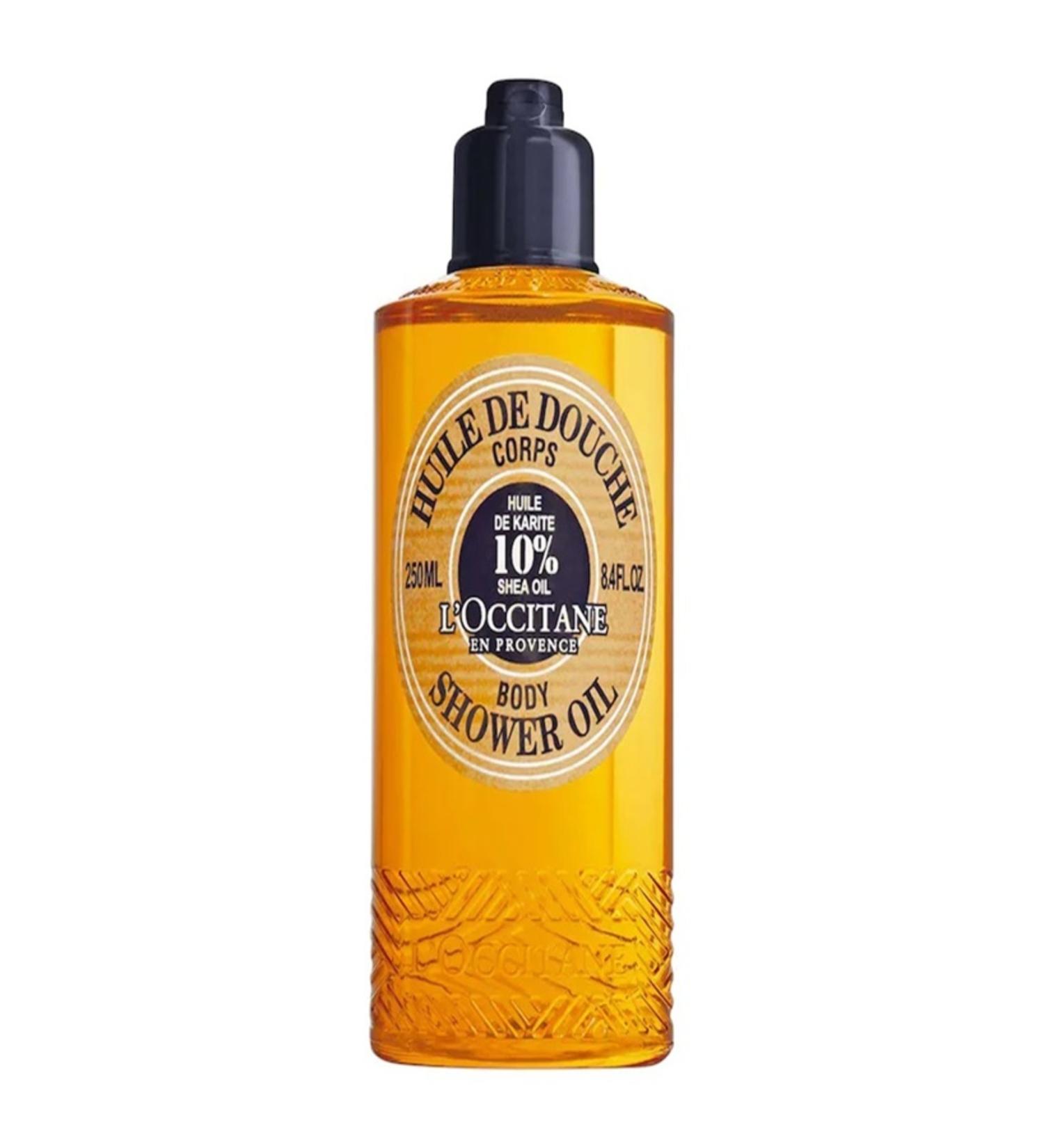 L'Occitane Shea Butter Shower Oil - Silky Texture Nourishing Shower Gel with Shea Butter 250ML