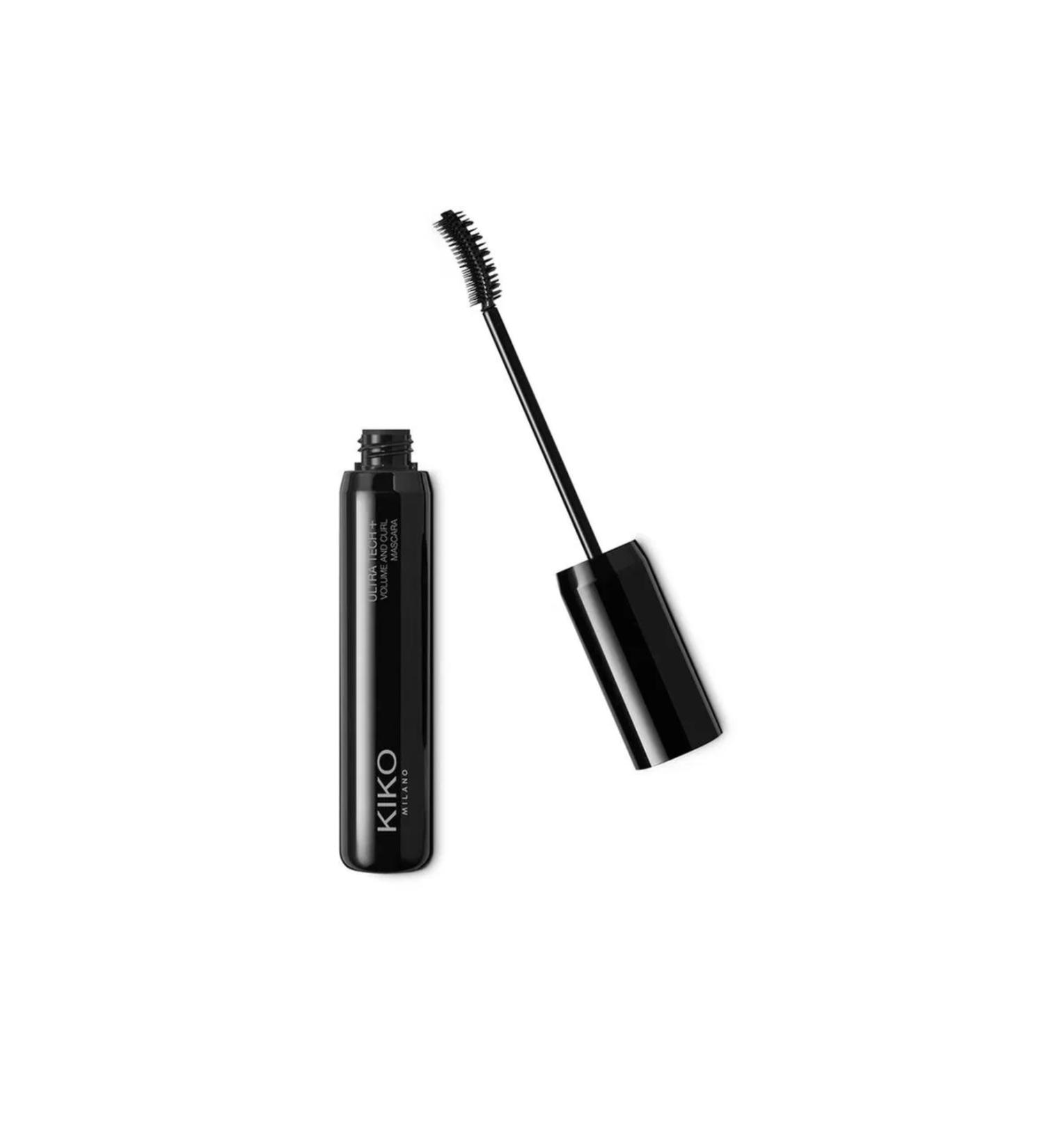 Kiko Milano Ultra Tech + Volume And Curl-Ultra Curl Volume False Lash Effect Black Mascara