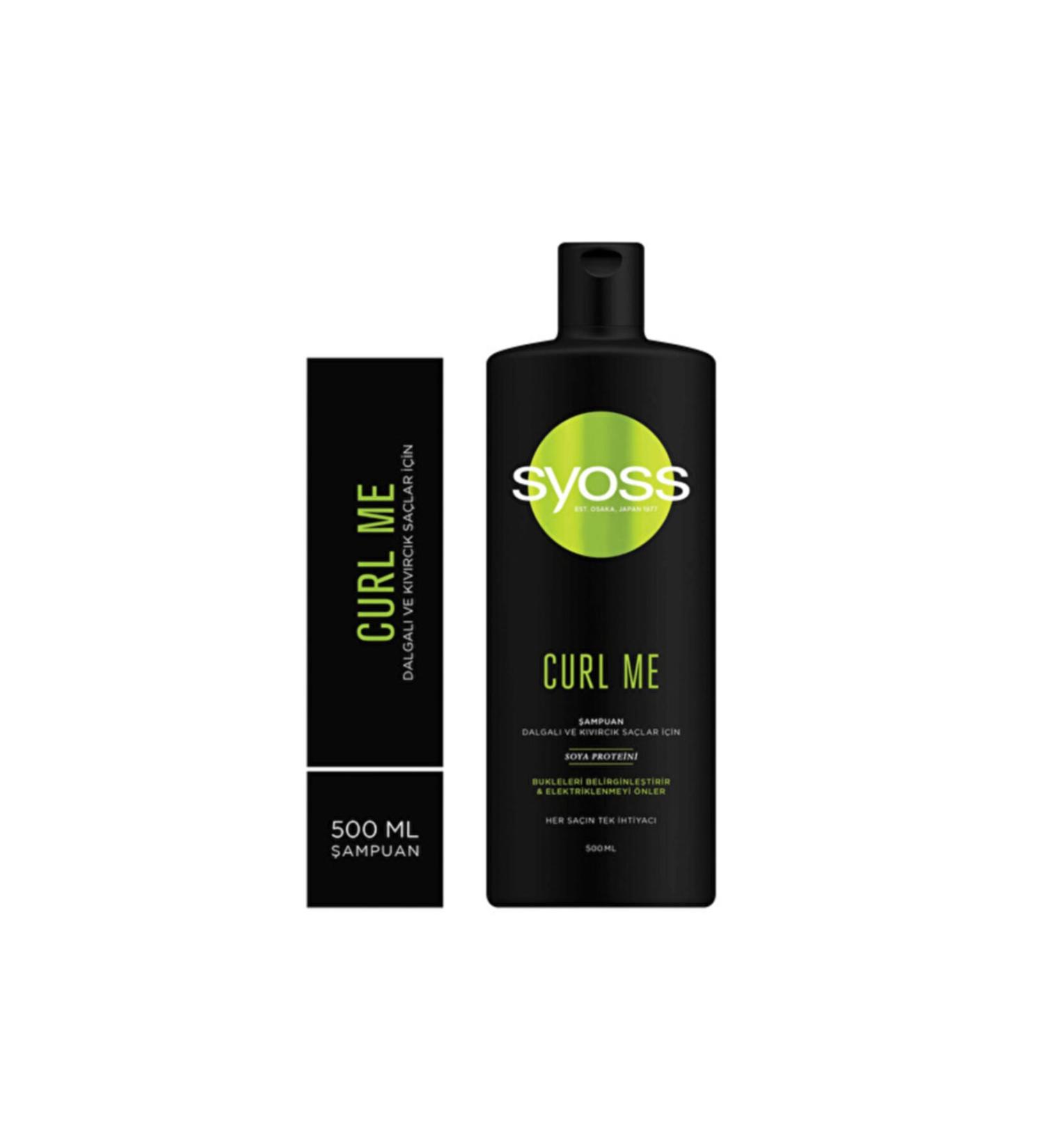 Syoss Curl Me Shampoo for Wavy and Curly Hair 500ml