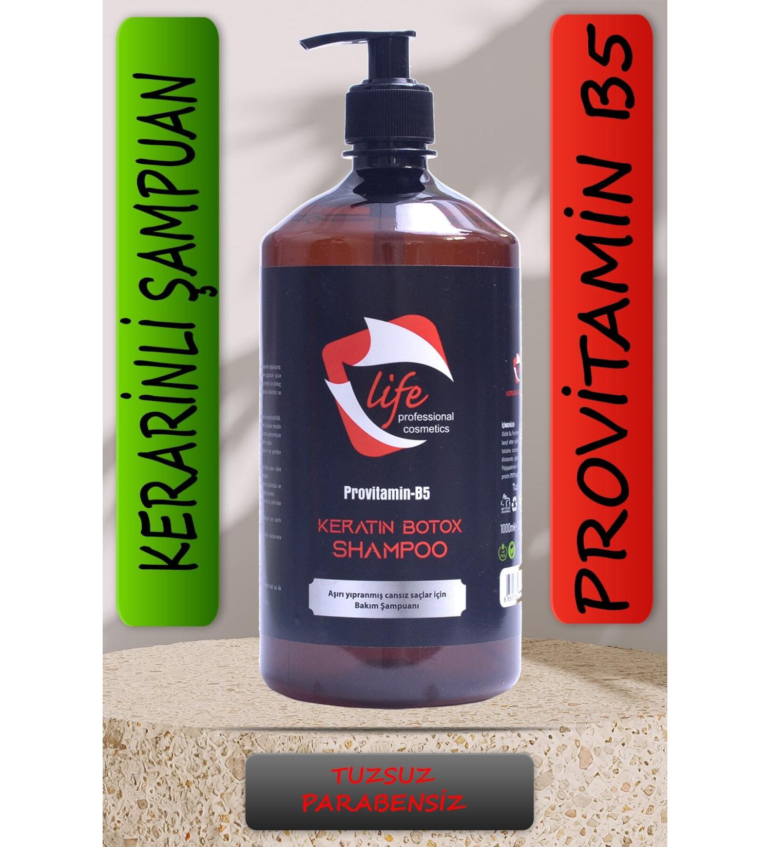 Life Professional (KERATIN-SALT-FREE HAIR SHAMPOO) Hair Shampoo 1000 Ml. - Buy Online on GoSupps.com