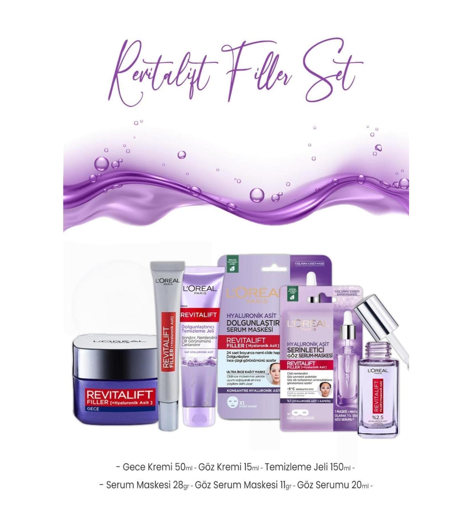 L'Oreal Paris Loreal Paris Revitalift Filler Mega Care Set