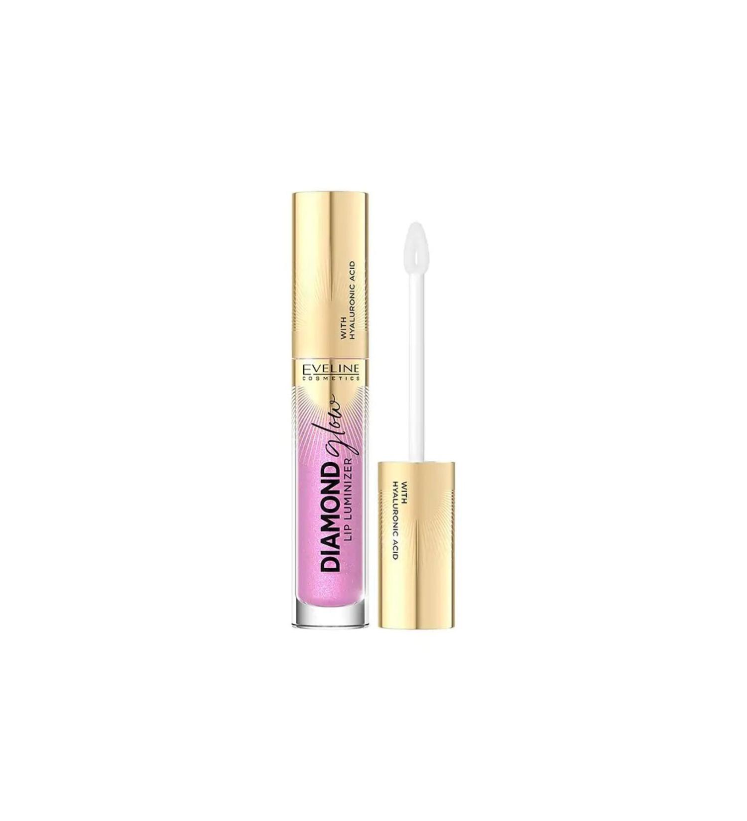 Eveline Cosmetics Lipgloss Diamond Glow Lip Luminezer Hyaluronic Acid Lip Gloss