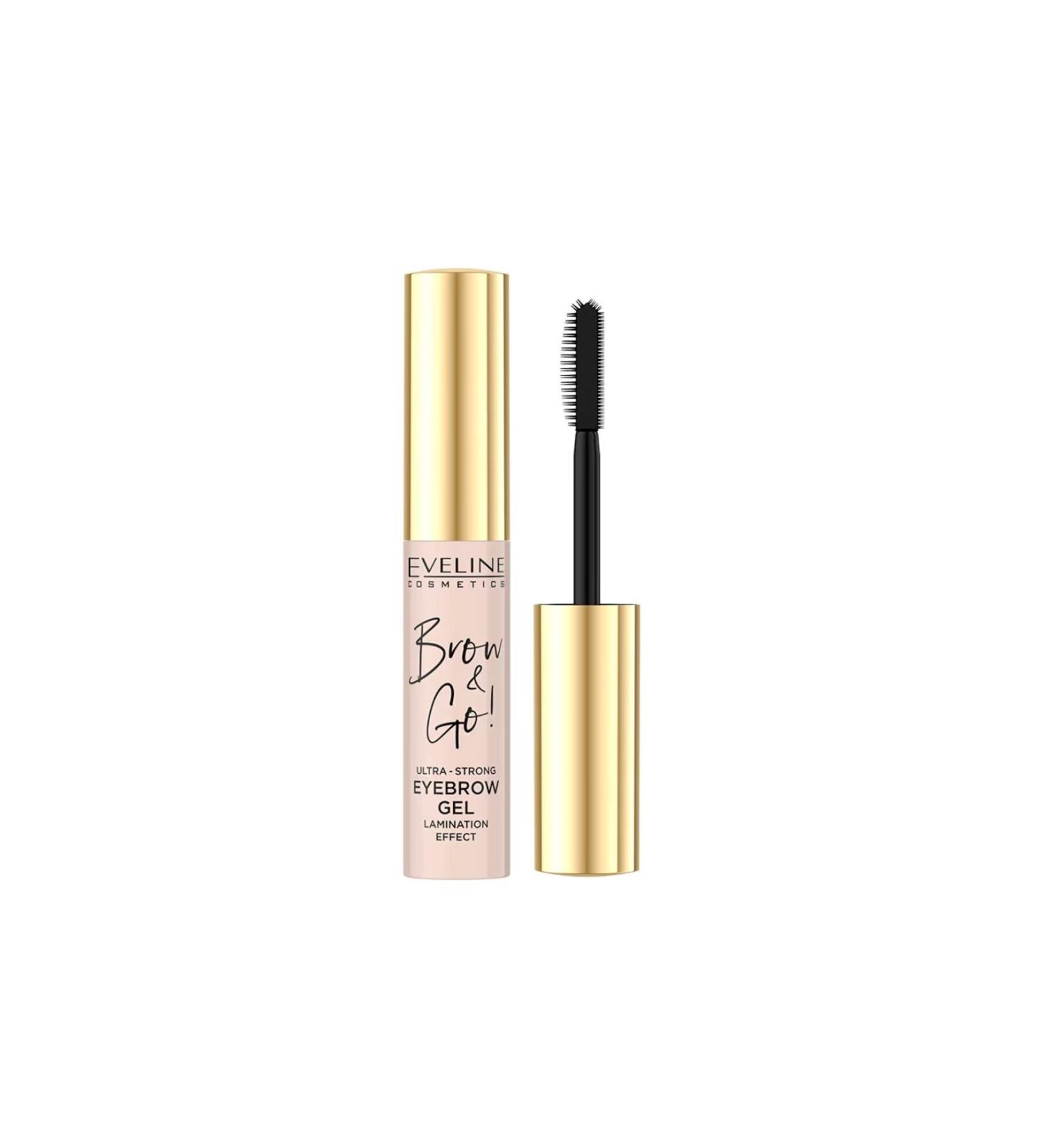 Eveline Cosmetics Brow & Go Ultra-Strong Vegan Eyebrow Gel Lamination Effect - Buy Online on GoSupps.com