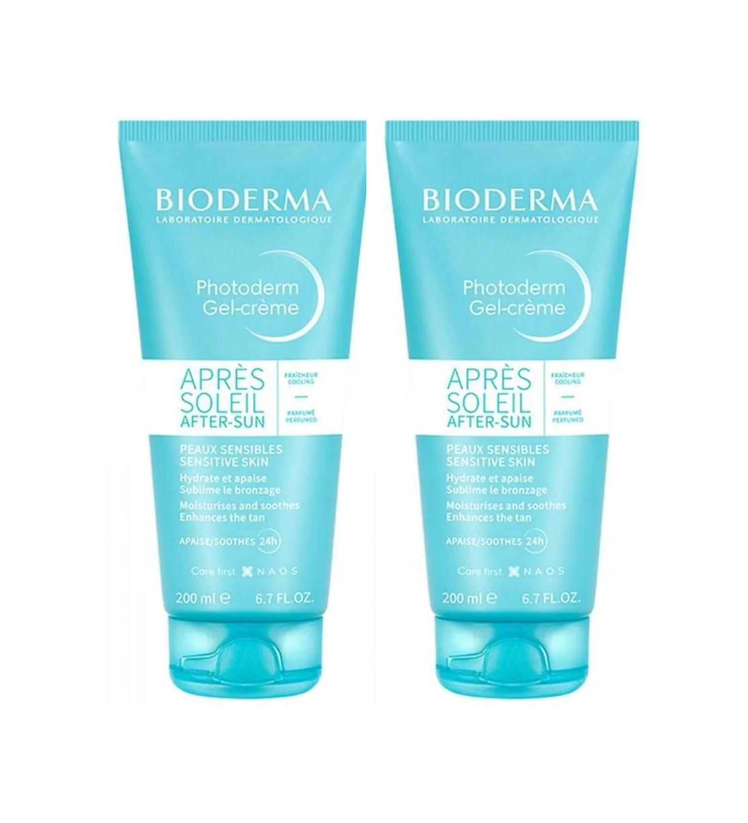 Bioderma Photoderm After Sun Moisturizing and Soothing After Sun Care Cream 200 ml X2