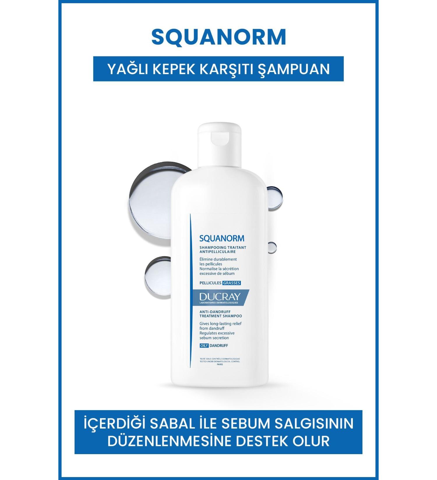 Ducray SQUANORM Oily Dandruff Shampoo Oily anti-dandruff shampoo 200 ML