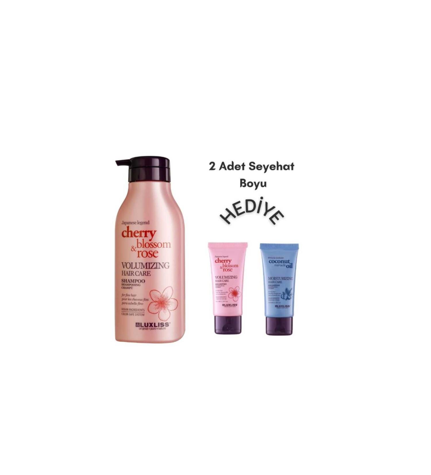 Luxl ss VOLUMIZING CHERRY BLOSSSOM & ROSE SHAMPOO 500 ML