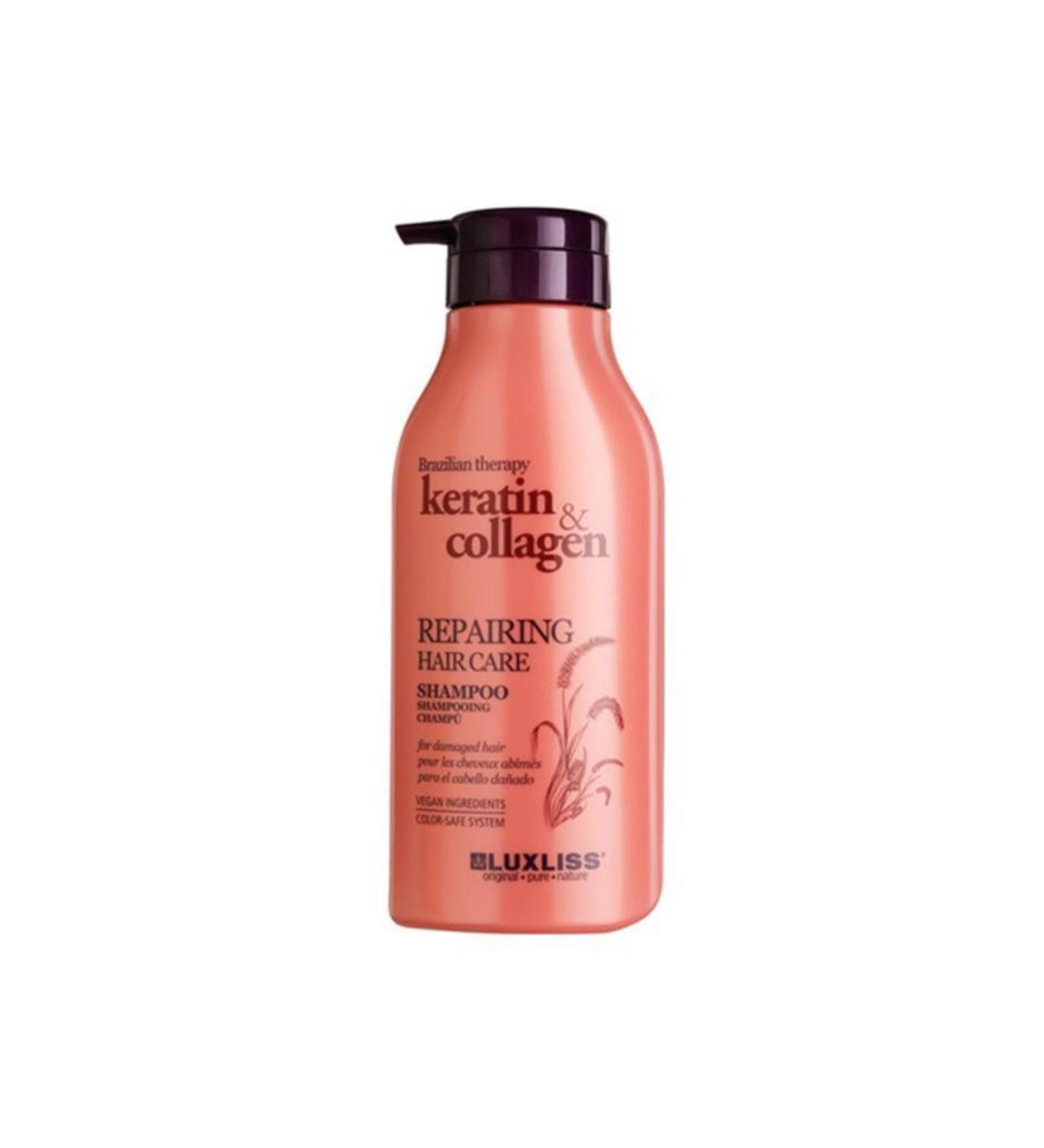 Luxl ss Keratin Collagen Repairing Hair Care Shampoo 500 ml