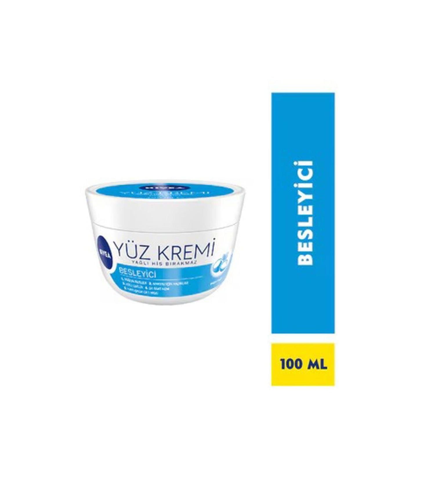 NIVEA Nourishing Face Cream 100 ml 24 Hour Moisturizer - Buy Online on GoSupps.com